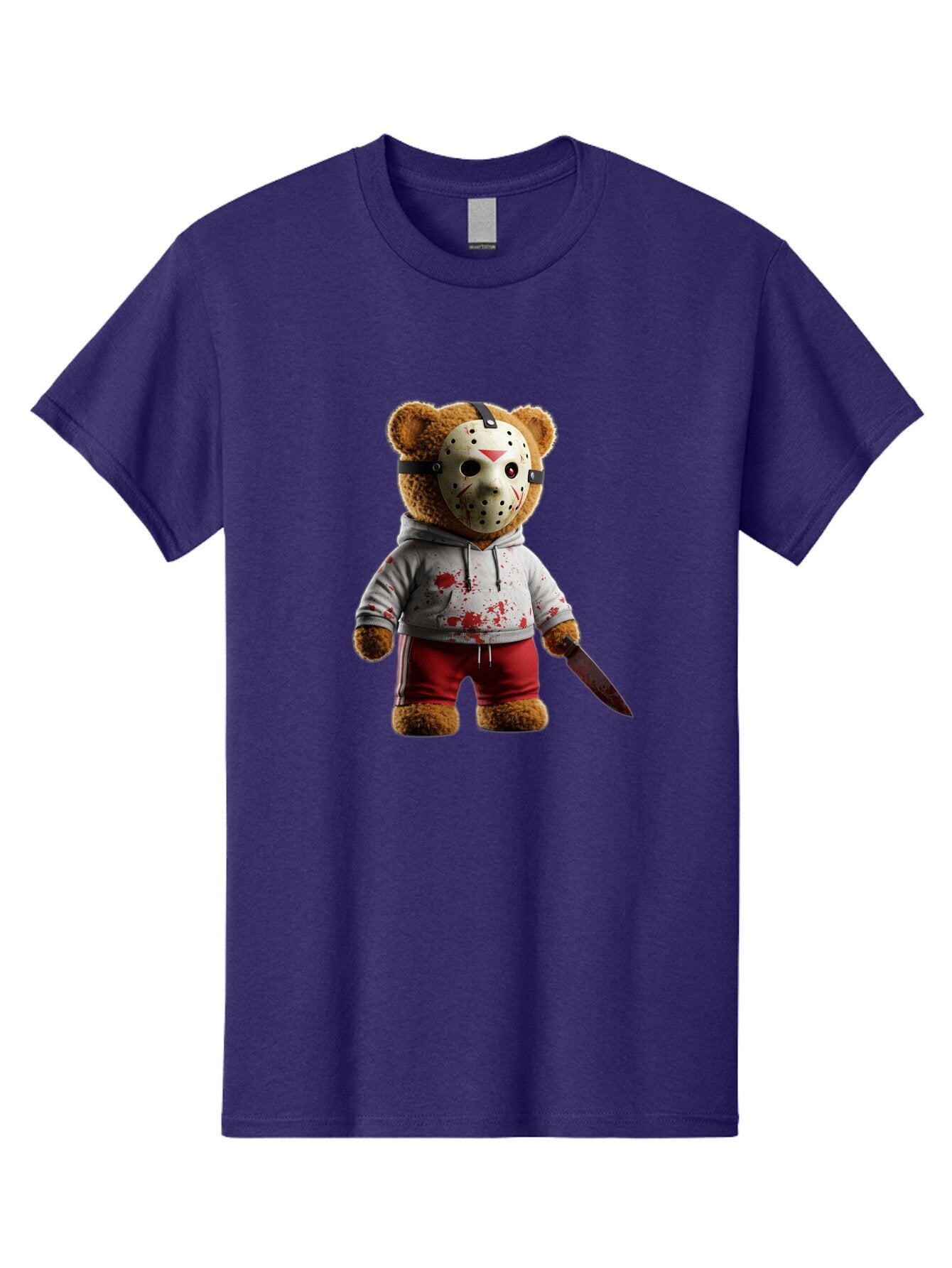 Teddy-Jason-Voorhees Men'S Graphic Tee, 100% Cotton, Comfortable Casual Summer Wear, Machine Washable, Vintage Camera, Old Camera, Antique Camera, Black Camera, Classic Photography, Photography Equipment, Nostalgic Device, Film Camera, Baq123 9