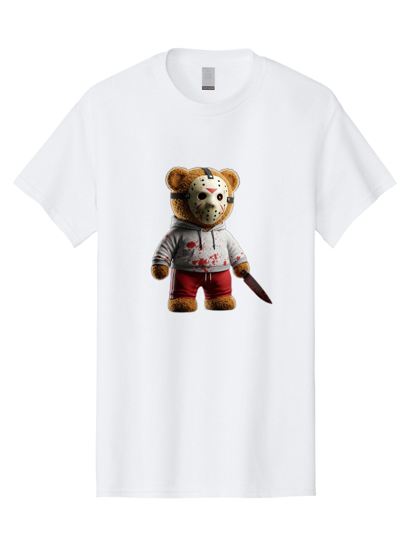 Teddy-Jason-Voorhees Men'S Graphic Tee, 100% Cotton, Comfortable Casual Summer Wear, Machine Washable, Vintage Camera, Old Camera, Antique Camera, Black Camera, Classic Photography, Photography Equipment, Nostalgic Device, Film Camera, Baq123 7