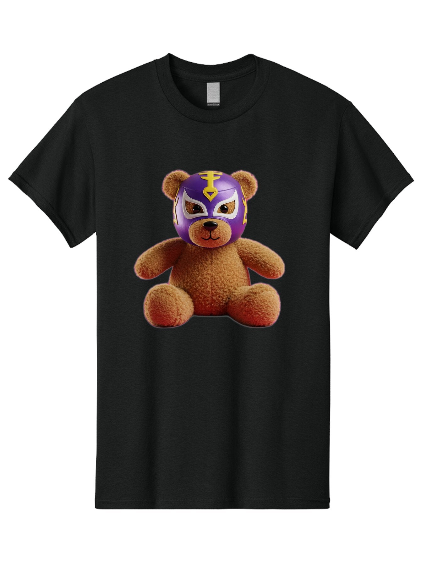 Teddy-Luchador Men'S Graphic Tee, 100% Cotton, Comfortable Casual Summer Wear, Machine Washable, Vintage Camera, Old Camera, Antique Camera, Black Camera, Classic Photography, Photography Equipment, Nostalgic Device, Film Camera, Camera Art Baq126 1
