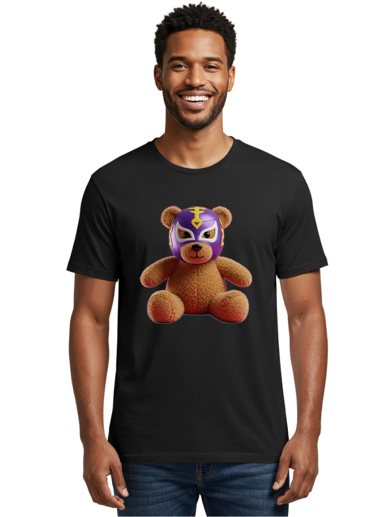 Teddy-Luchador Men'S Graphic Tee, 100% Cotton, Comfortable Casual Summer Wear, Machine Washable, Vintage Camera, Old Camera, Antique Camera, Black Camera, Classic Photography, Photography Equipment, Nostalgic Device, Film Camera, Camera Art Baq126 19