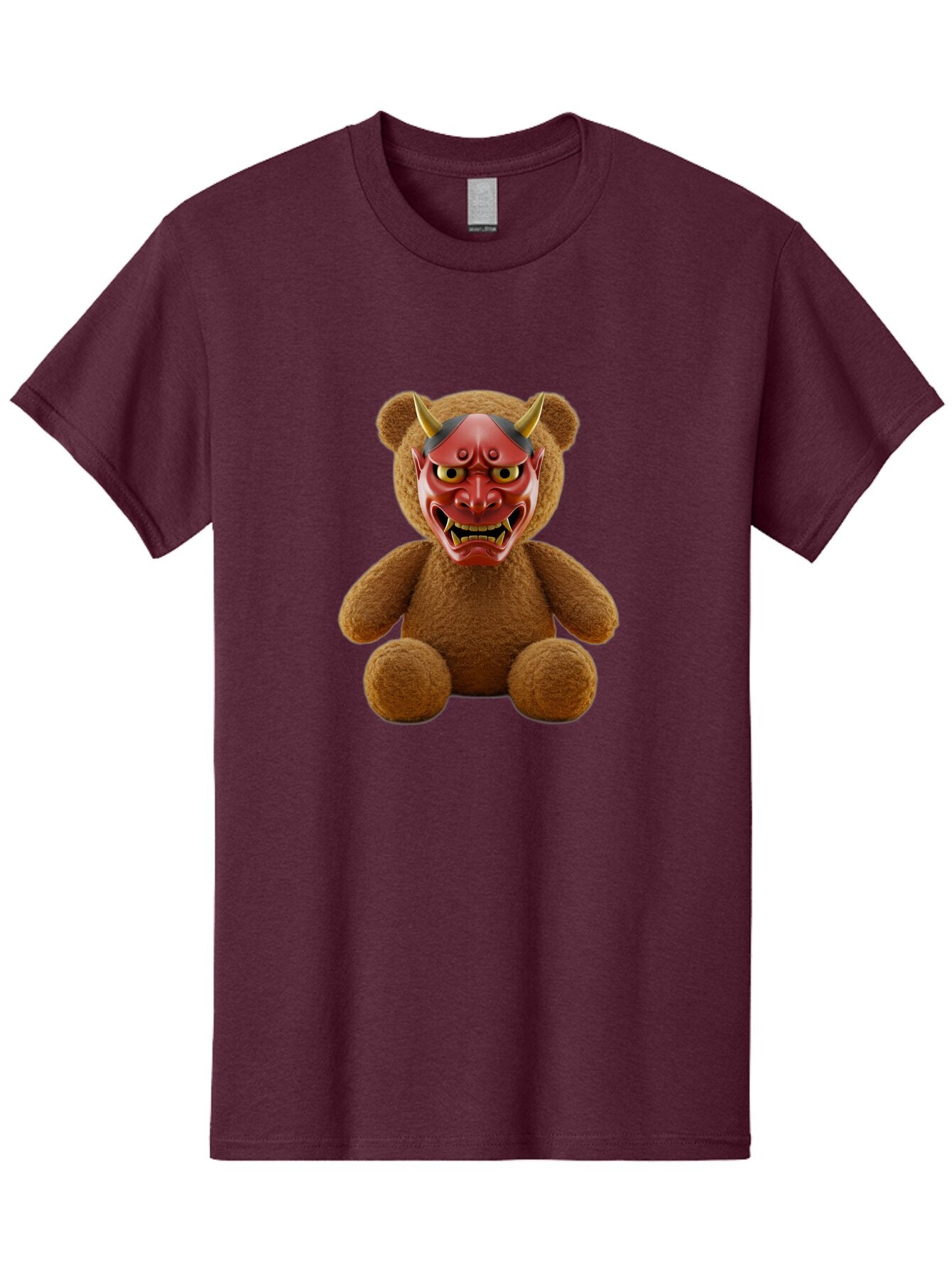 Teddy-Oni-Mask Men'S Graphic Tee, 100% Cotton, Comfortable Casual Summer Wear, Machine Washable, Vintage Camera, Old Camera, Antique Camera, Black Camera, Classic Photography, Photography Equipment, Nostalgic Device, Film Camera, Camera Art Baq127 4