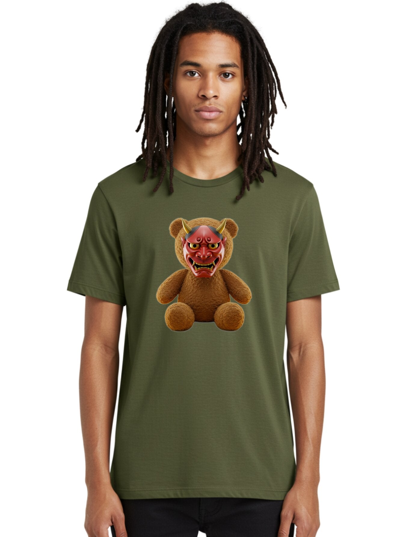 Teddy-Oni-Mask Men'S Graphic Tee, 100% Cotton, Comfortable Casual Summer Wear, Machine Washable, Vintage Camera, Old Camera, Antique Camera, Black Camera, Classic Photography, Photography Equipment, Nostalgic Device, Film Camera, Camera Art Baq127 17