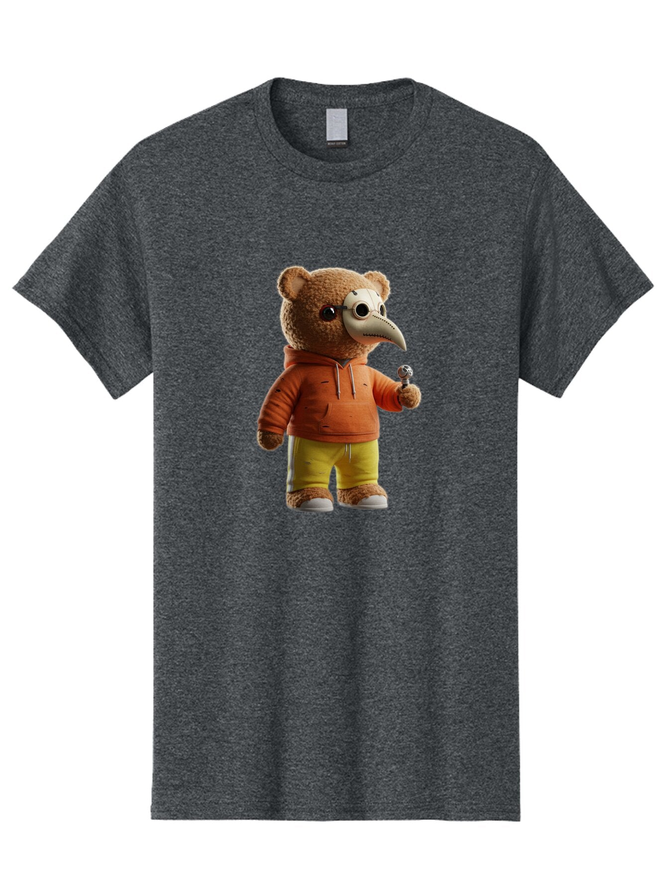 Teddy-Plague-Doctor Men'S Graphic Tee, 100% Cotton, Comfortable Casual Summer Wear, Machine Washable, Vintage Camera, Old Camera, Antique Camera, Black Camera, Classic Photography, Photography Equipment, Nostalgic Device, Film Camera, Baq128 2
