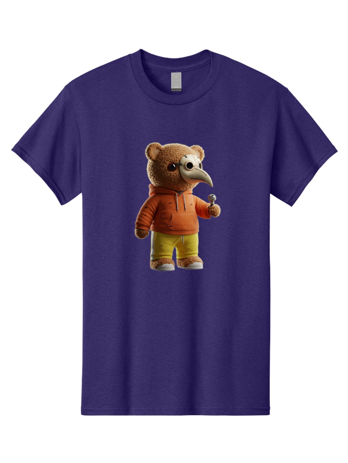 Teddy-Plague-Doctor Men'S Graphic Tee, 100% Cotton, Comfortable Casual Summer Wear, Machine Washable, Vintage Camera, Old Camera, Antique Camera, Black Camera, Classic Photography, Photography Equipment, Nostalgic Device, Film Camera, Baq128 4