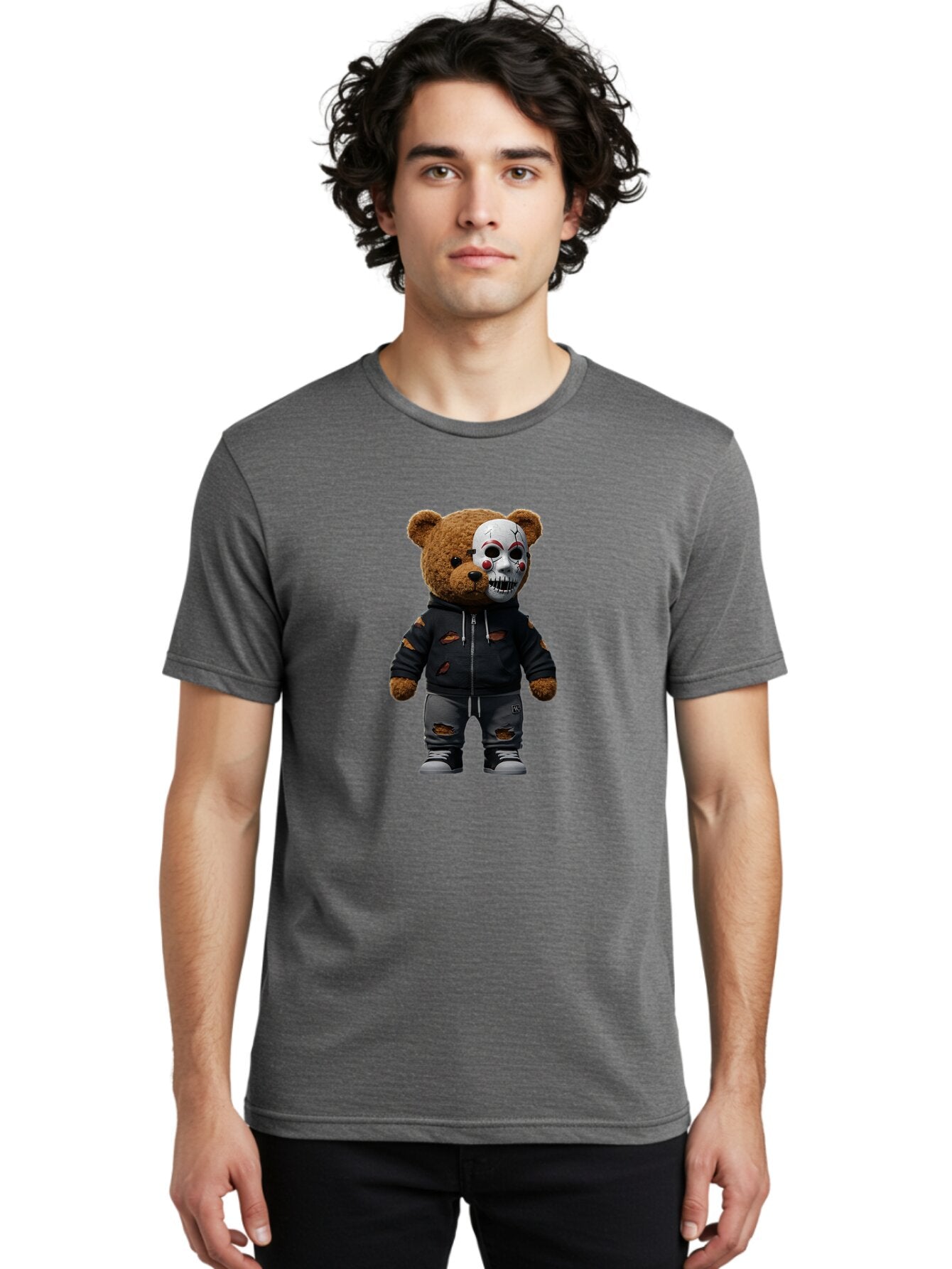 Teddy-Skull Men'S Graphic Tee, 100% Cotton, Comfortable Casual Summer Wear, Machine Washable, Vintage Camera, Old Camera, Antique Camera, Black Camera, Classic Photography, Photography Equipment, Nostalgic Device, Film Camera, Camera Art Baq129 18