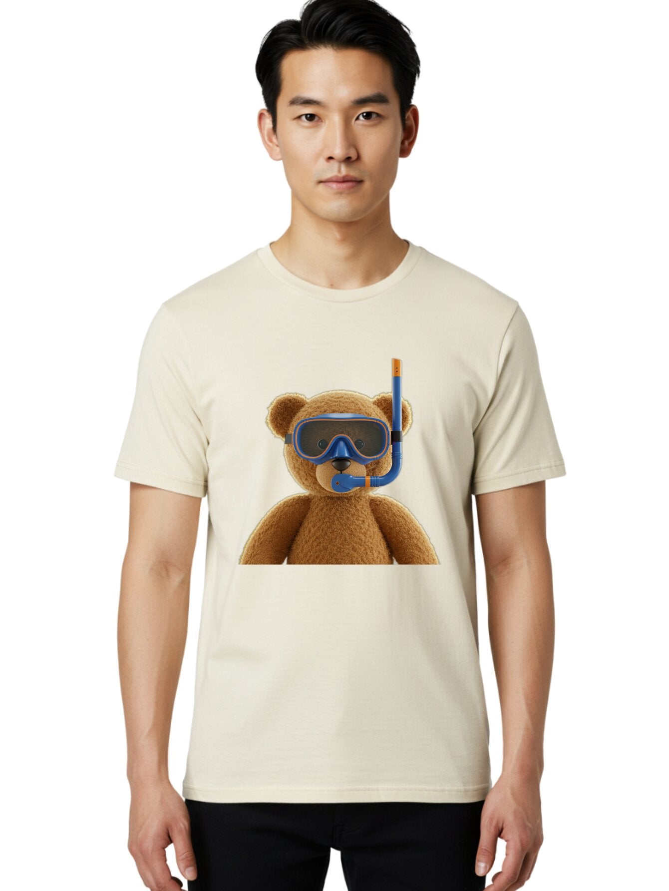 Teddy-Snorkeling Men'S Graphic Tee, 100% Cotton, Comfortable Casual Summer Wear, Machine Washable, Vintage Camera, Old Camera, Antique Camera, Black Camera, Classic Photography, Photography Equipment, Nostalgic Device, Film Camera, Camera Art Baq130 30
