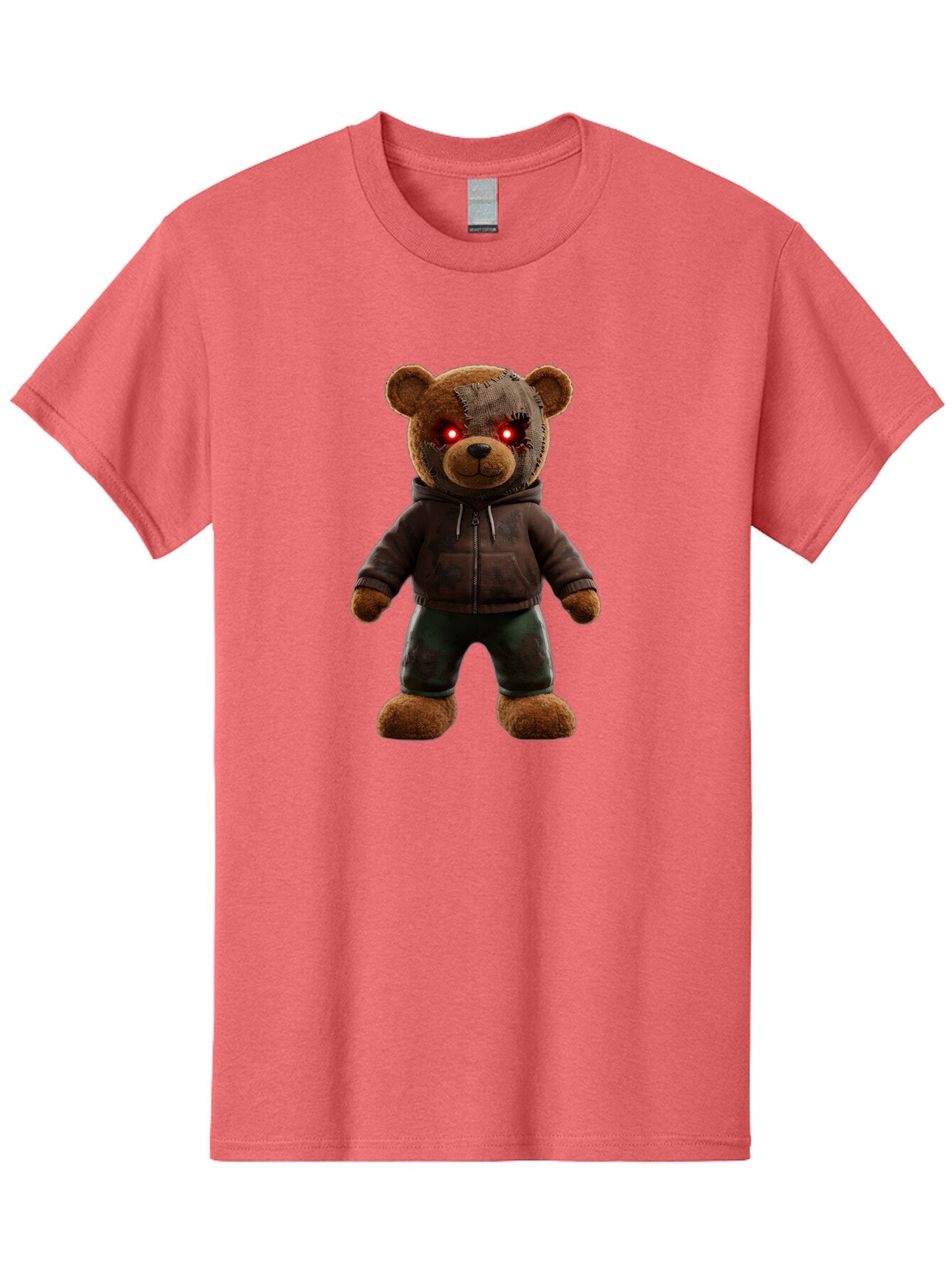 Teddy-With-Glowing-Eyes Men'S Graphic Tee, 100% Cotton, Comfortable Casual Summer Wear, Machine Washable, Vintage Camera, Old Camera, Antique Camera, Black Camera, Classic Photography, Photography Equipment, Nostalgic Device, Film Camera, Baq131 5