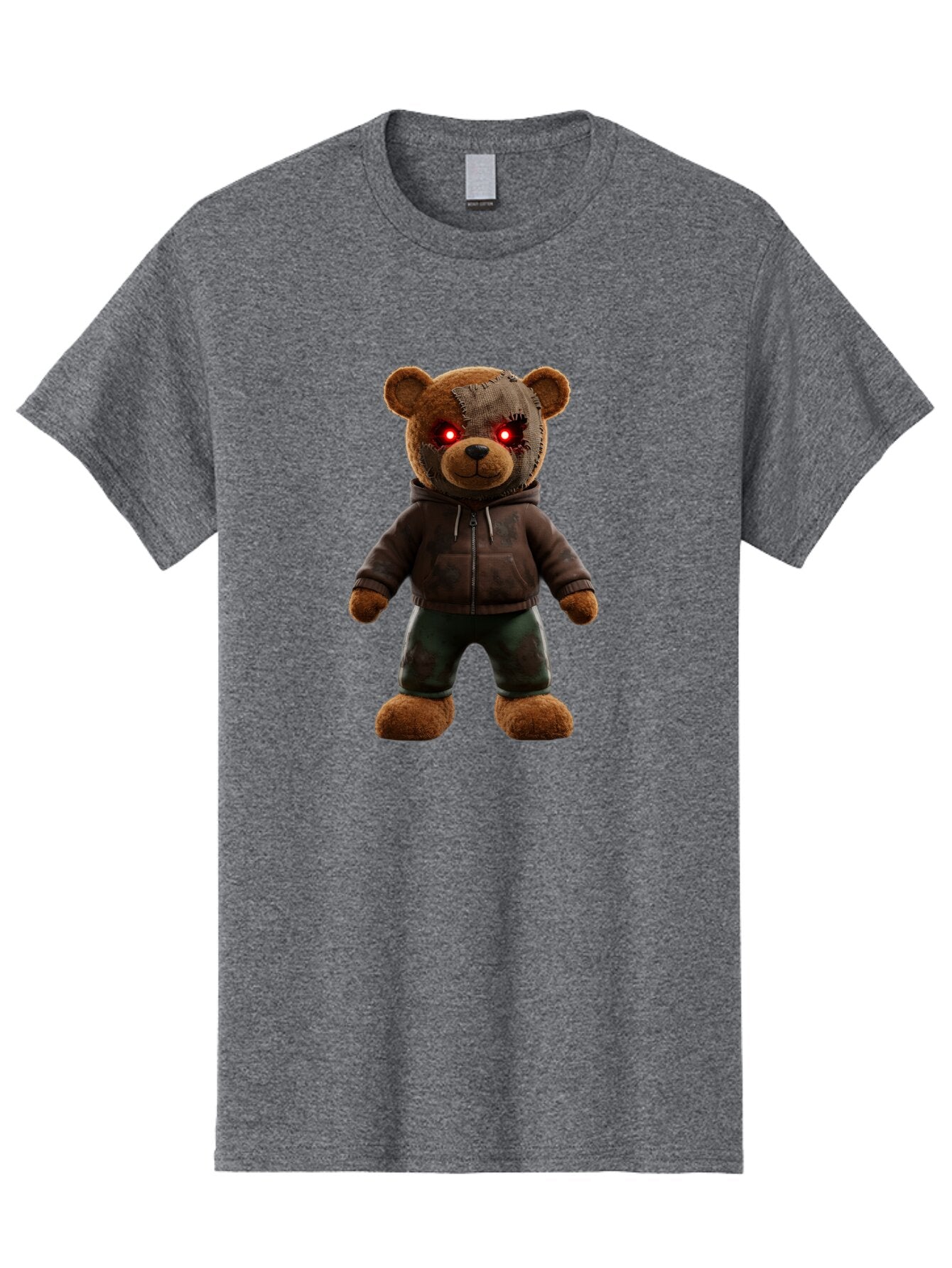 Teddy-With-Glowing-Eyes Men'S Graphic Tee, 100% Cotton, Comfortable Casual Summer Wear, Machine Washable, Vintage Camera, Old Camera, Antique Camera, Black Camera, Classic Photography, Photography Equipment, Nostalgic Device, Film Camera, Baq131 4