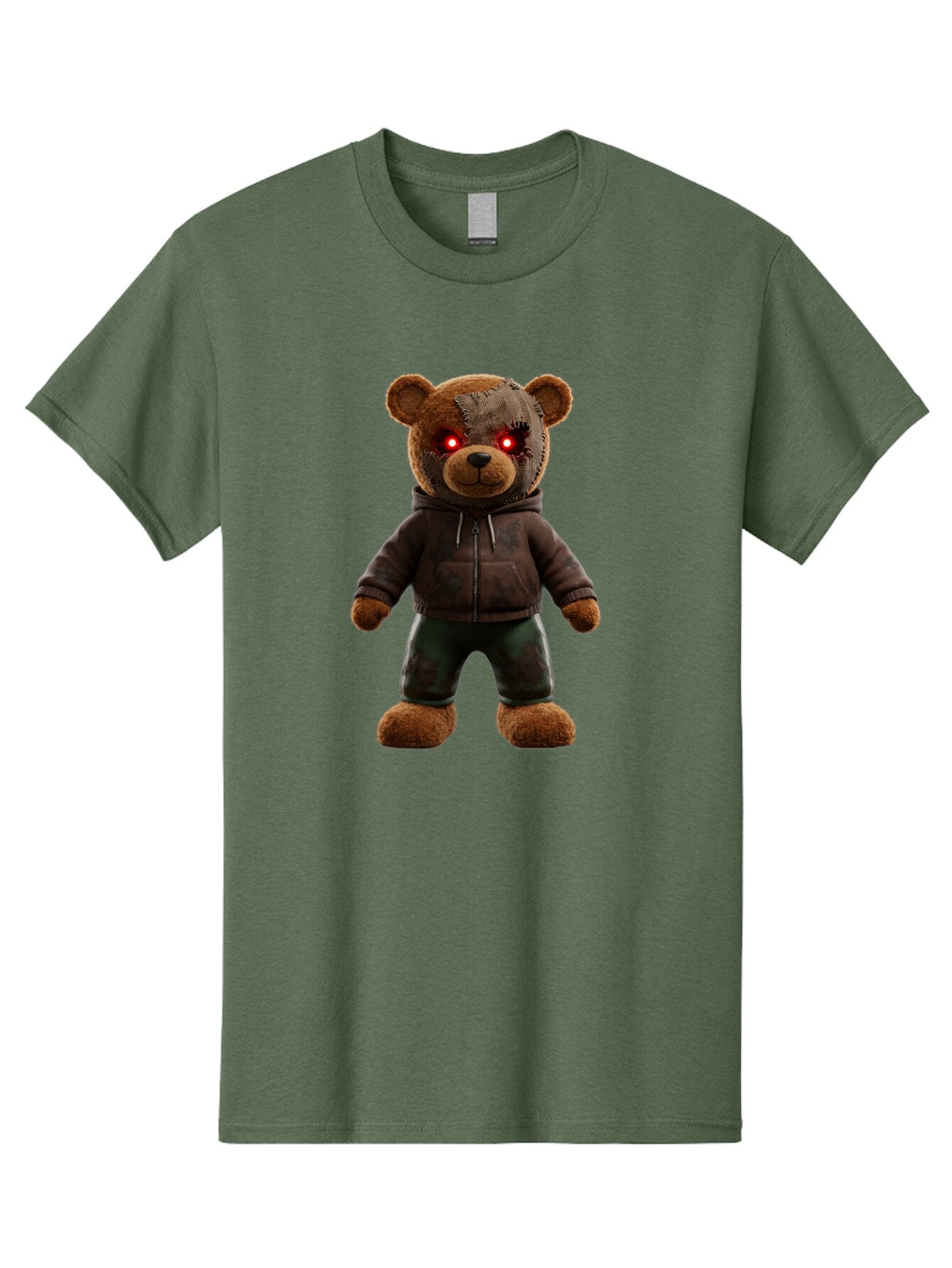Teddy-With-Glowing-Eyes Men'S Graphic Tee, 100% Cotton, Comfortable Casual Summer Wear, Machine Washable, Vintage Camera, Old Camera, Antique Camera, Black Camera, Classic Photography, Photography Equipment, Nostalgic Device, Film Camera, Baq131 10