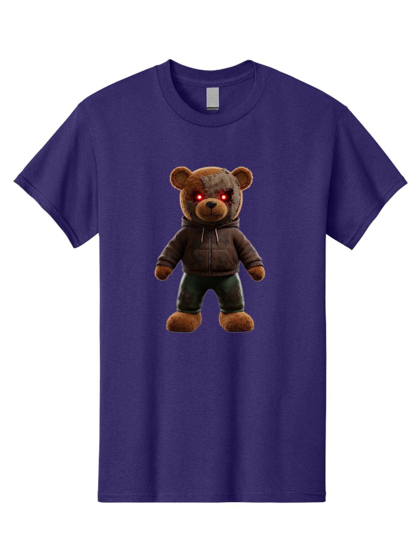 Teddy-With-Glowing-Eyes Men'S Graphic Tee, 100% Cotton, Comfortable Casual Summer Wear, Machine Washable, Vintage Camera, Old Camera, Antique Camera, Black Camera, Classic Photography, Photography Equipment, Nostalgic Device, Film Camera, Baq131 6