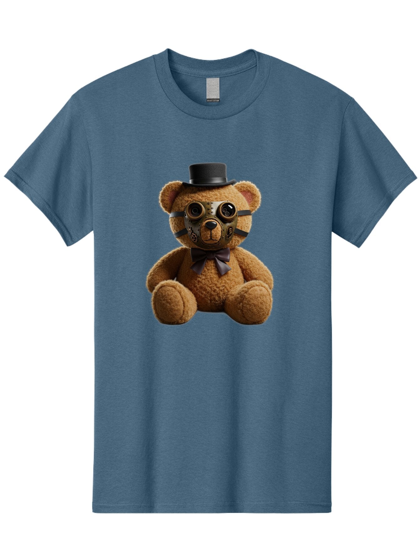 Teddy-With-Goggles Men'S Graphic Tee, 100% Cotton, Comfortable Casual Summer Wear, Machine Washable, Vintage Camera, Old Camera, Antique Camera, Black Camera, Classic Photography, Photography Equipment, Nostalgic Device, Film Camera, Baq132 2