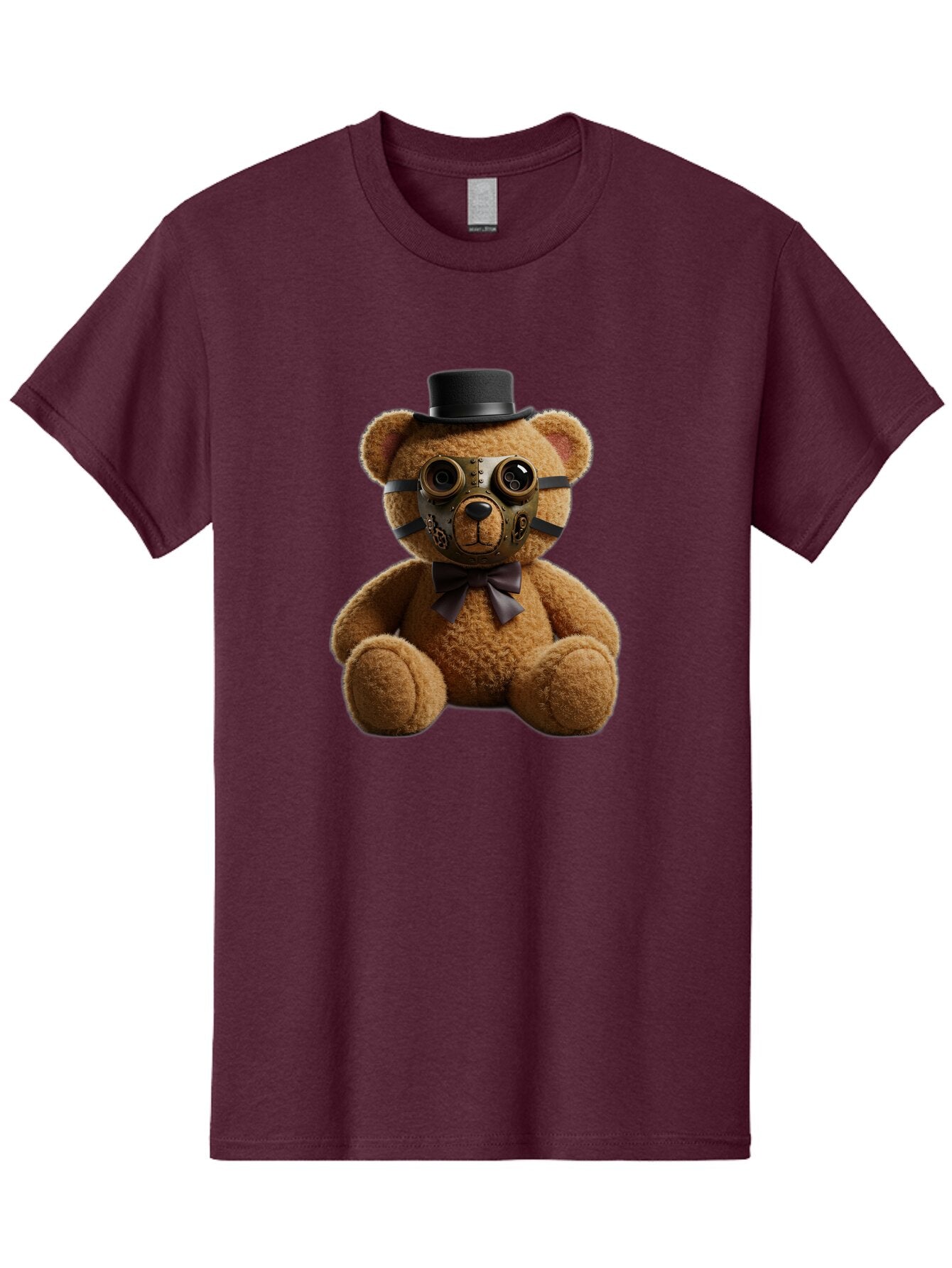 Teddy-With-Goggles Men'S Graphic Tee, 100% Cotton, Comfortable Casual Summer Wear, Machine Washable, Vintage Camera, Old Camera, Antique Camera, Black Camera, Classic Photography, Photography Equipment, Nostalgic Device, Film Camera, Baq132 4
