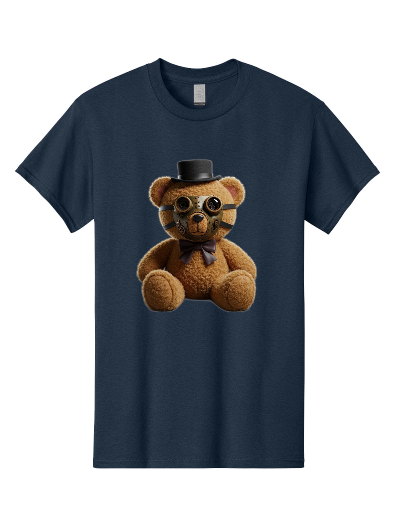 Teddy-With-Goggles Men'S Graphic Tee, 100% Cotton, Comfortable Casual Summer Wear, Machine Washable, Vintage Camera, Old Camera, Antique Camera, Black Camera, Classic Photography, Photography Equipment, Nostalgic Device, Film Camera, Baq132 1