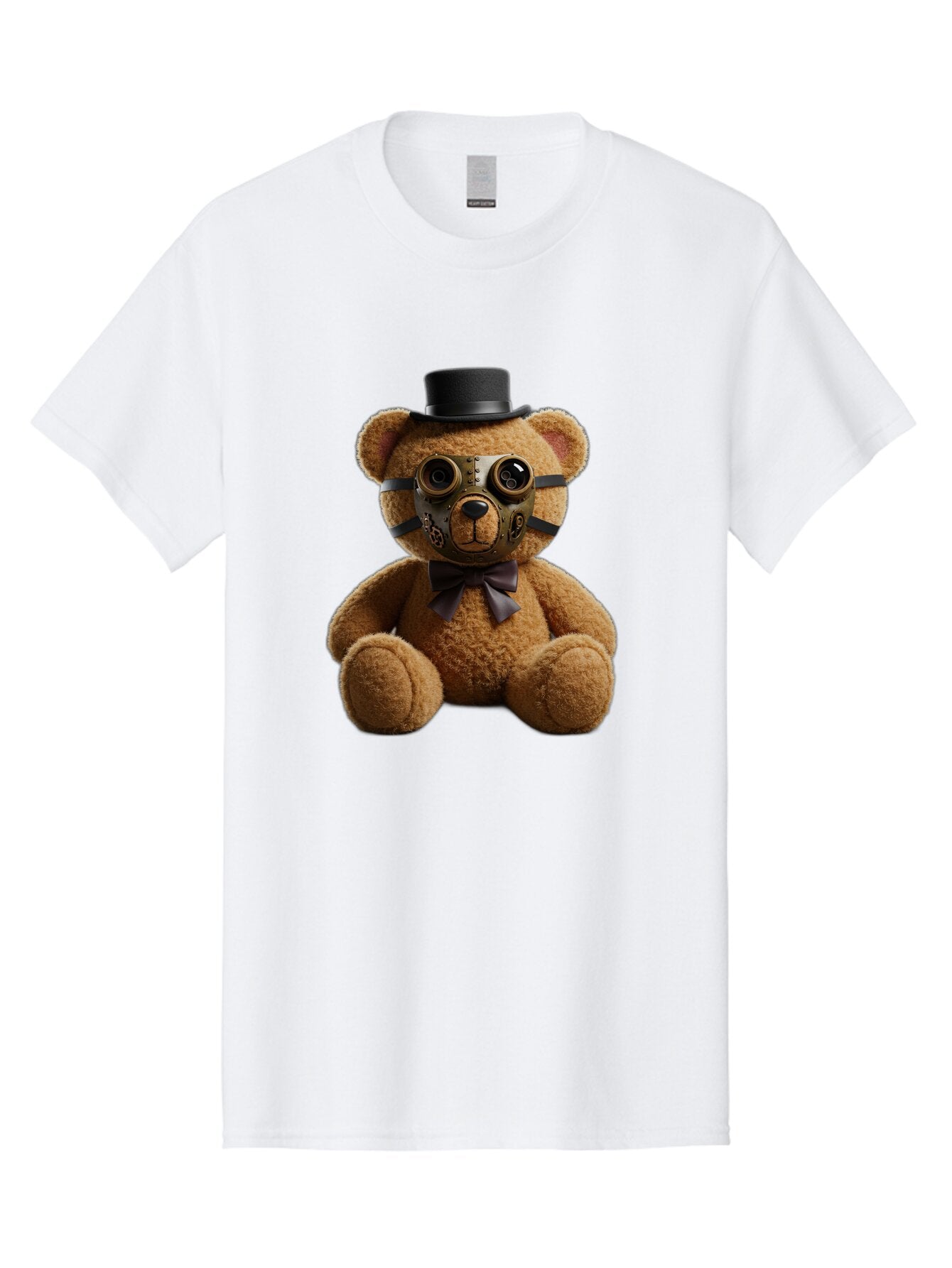 Teddy-With-Goggles Men'S Graphic Tee, 100% Cotton, Comfortable Casual Summer Wear, Machine Washable, Vintage Camera, Old Camera, Antique Camera, Black Camera, Classic Photography, Photography Equipment, Nostalgic Device, Film Camera, Baq132 12