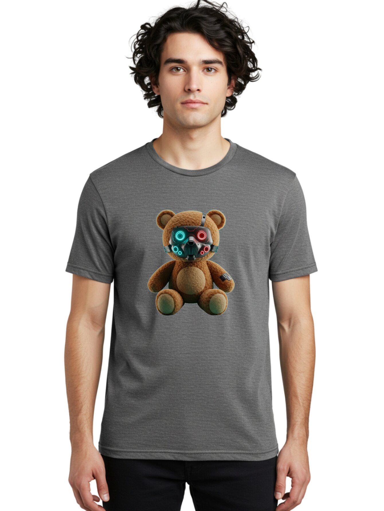 Teddy-With-Mask Men'S Graphic Tee, 100% Cotton, Comfortable Casual Summer Wear, Machine Washable, Vintage Camera, Old Camera, Antique Camera, Black Camera, Classic Photography, Photography Equipment, Nostalgic Device, Film Camera, Camera Art Baq134 21