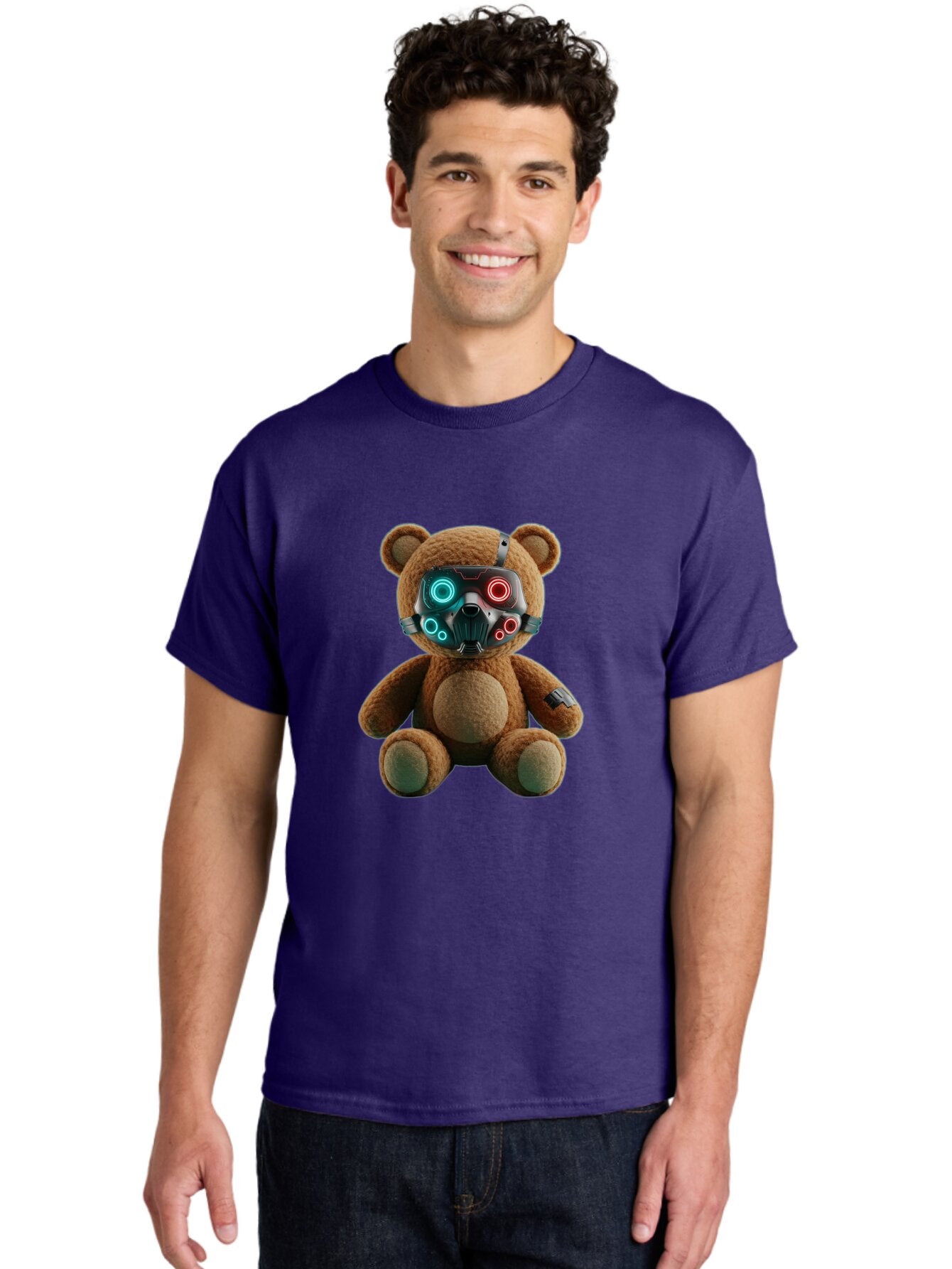 Teddy-With-Mask Men'S Graphic Tee, 100% Cotton, Comfortable Casual Summer Wear, Machine Washable, Vintage Camera, Old Camera, Antique Camera, Black Camera, Classic Photography, Photography Equipment, Nostalgic Device, Film Camera, Camera Art Baq134 30