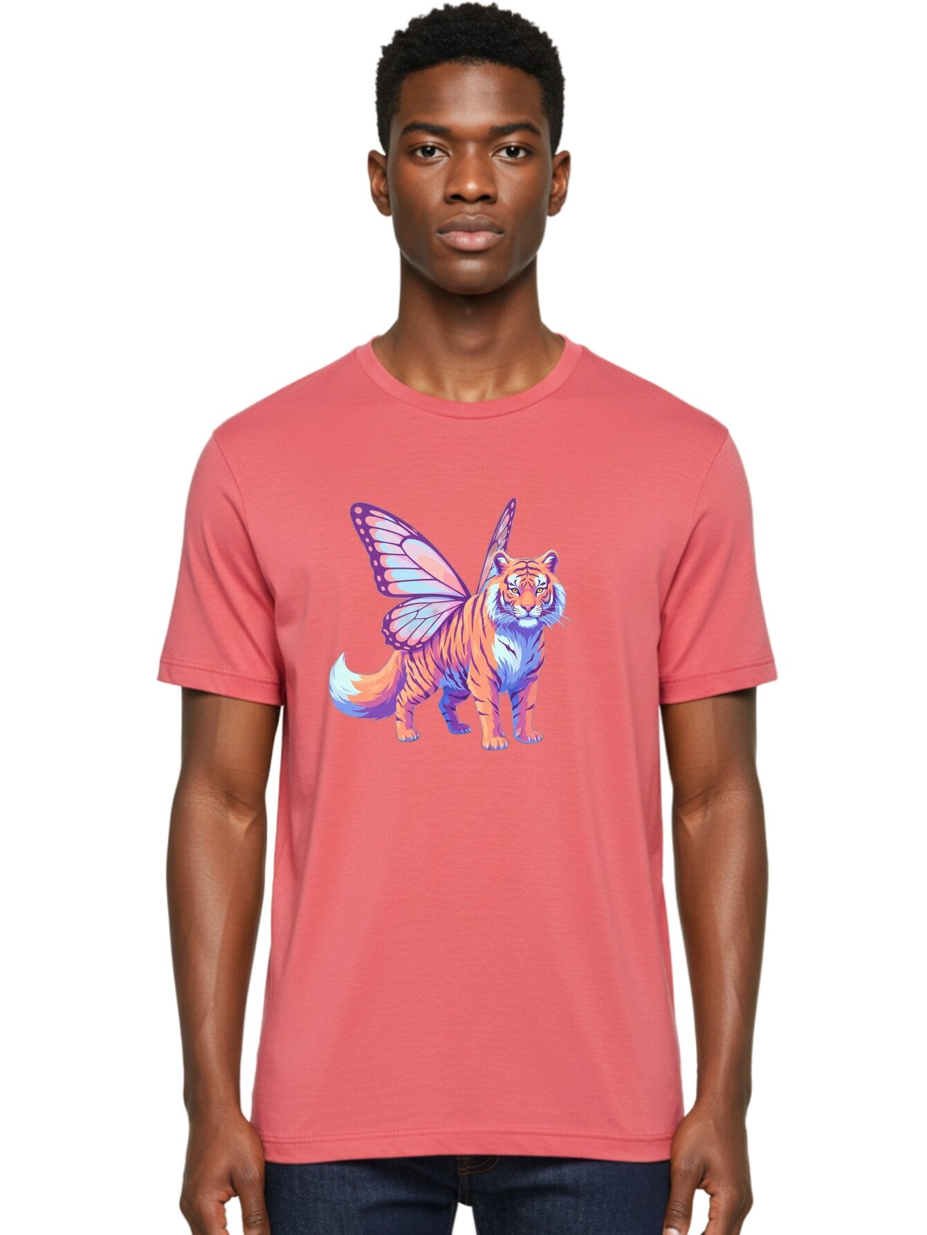 Tiger-Butterfly Men'S Graphic Tee, 100% Cotton, Comfortable Casual Summer Wear, Machine Washable, Vintage Camera, Old Camera, Antique Camera, Black Camera, Classic Photography, Photography Equipment, Nostalgic Device, Film Camera, Camera Art Baq136 28