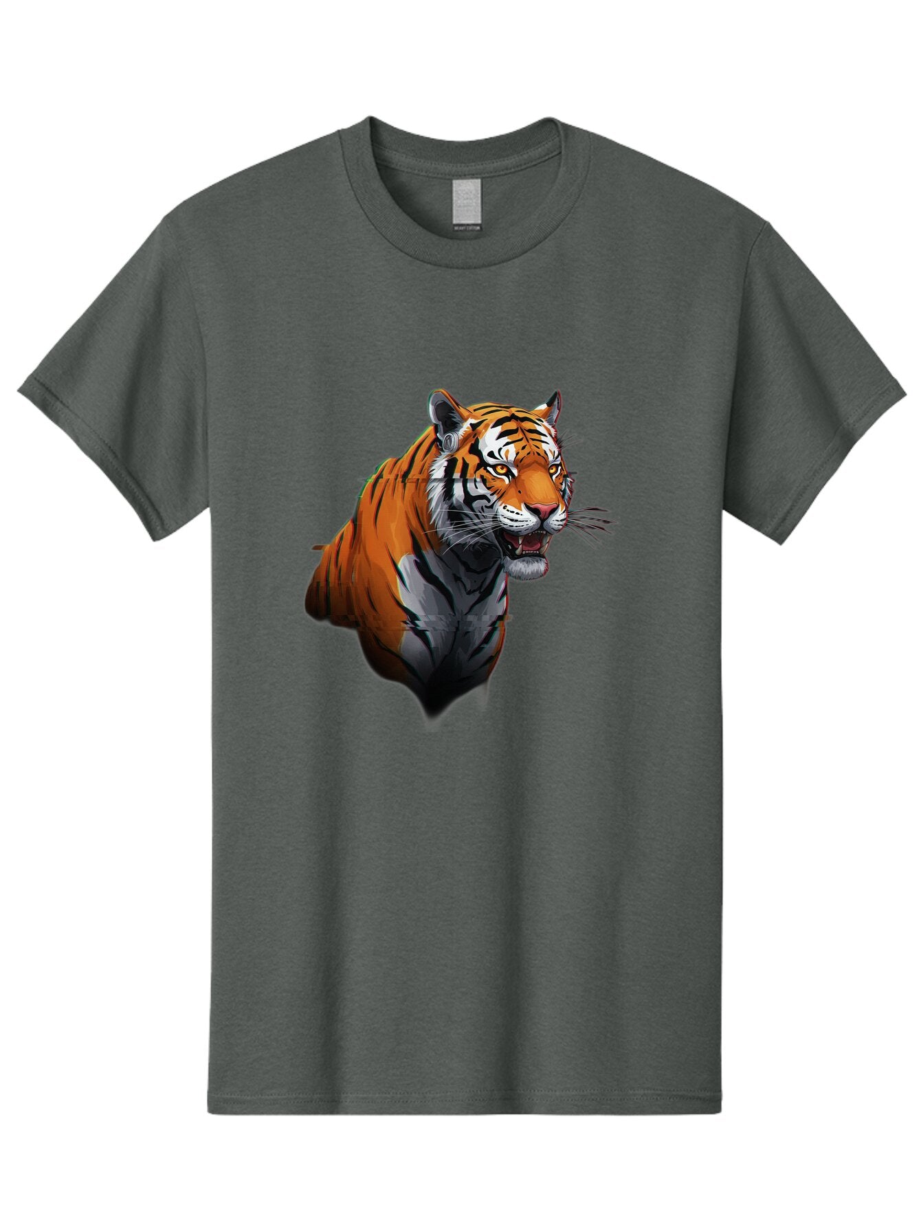 Tiger Men'S Graphic Tee, 100% Cotton, Comfortable Casual Summer Wear, Machine Washable, Vintage Camera, Old Camera, Antique Camera, Black Camera, Classic Photography, Photography Equipment, Nostalgic Device, Film Camera, Camera Art Baq138 15