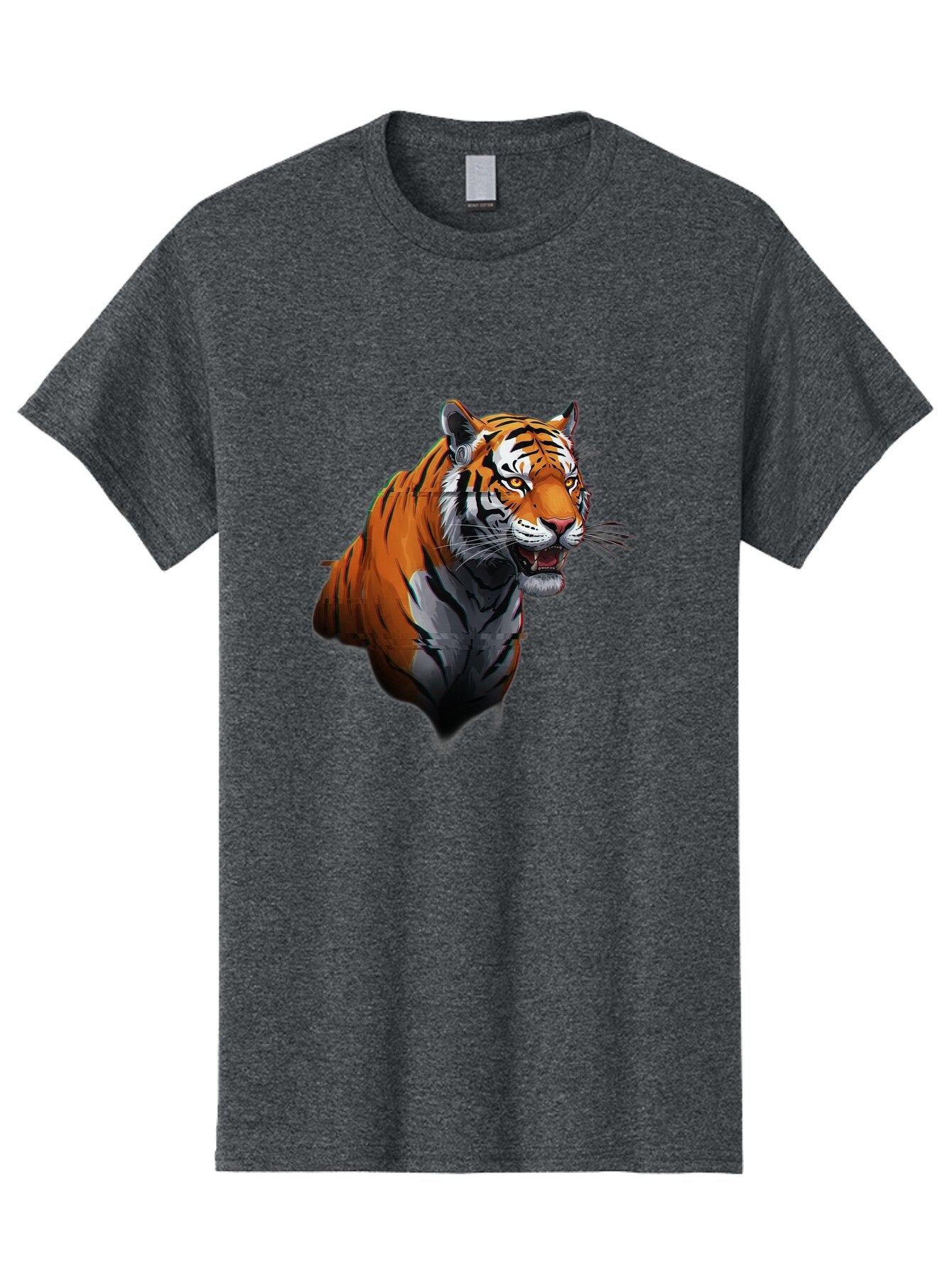 Tiger Men'S Graphic Tee, 100% Cotton, Comfortable Casual Summer Wear, Machine Washable, Vintage Camera, Old Camera, Antique Camera, Black Camera, Classic Photography, Photography Equipment, Nostalgic Device, Film Camera, Camera Art Baq138 6