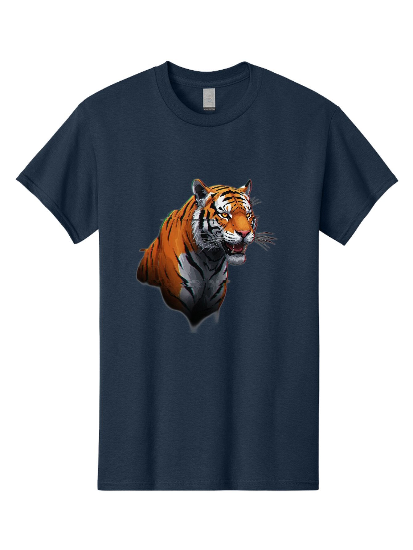 Tiger Men'S Graphic Tee, 100% Cotton, Comfortable Casual Summer Wear, Machine Washable, Vintage Camera, Old Camera, Antique Camera, Black Camera, Classic Photography, Photography Equipment, Nostalgic Device, Film Camera, Camera Art Baq138 13