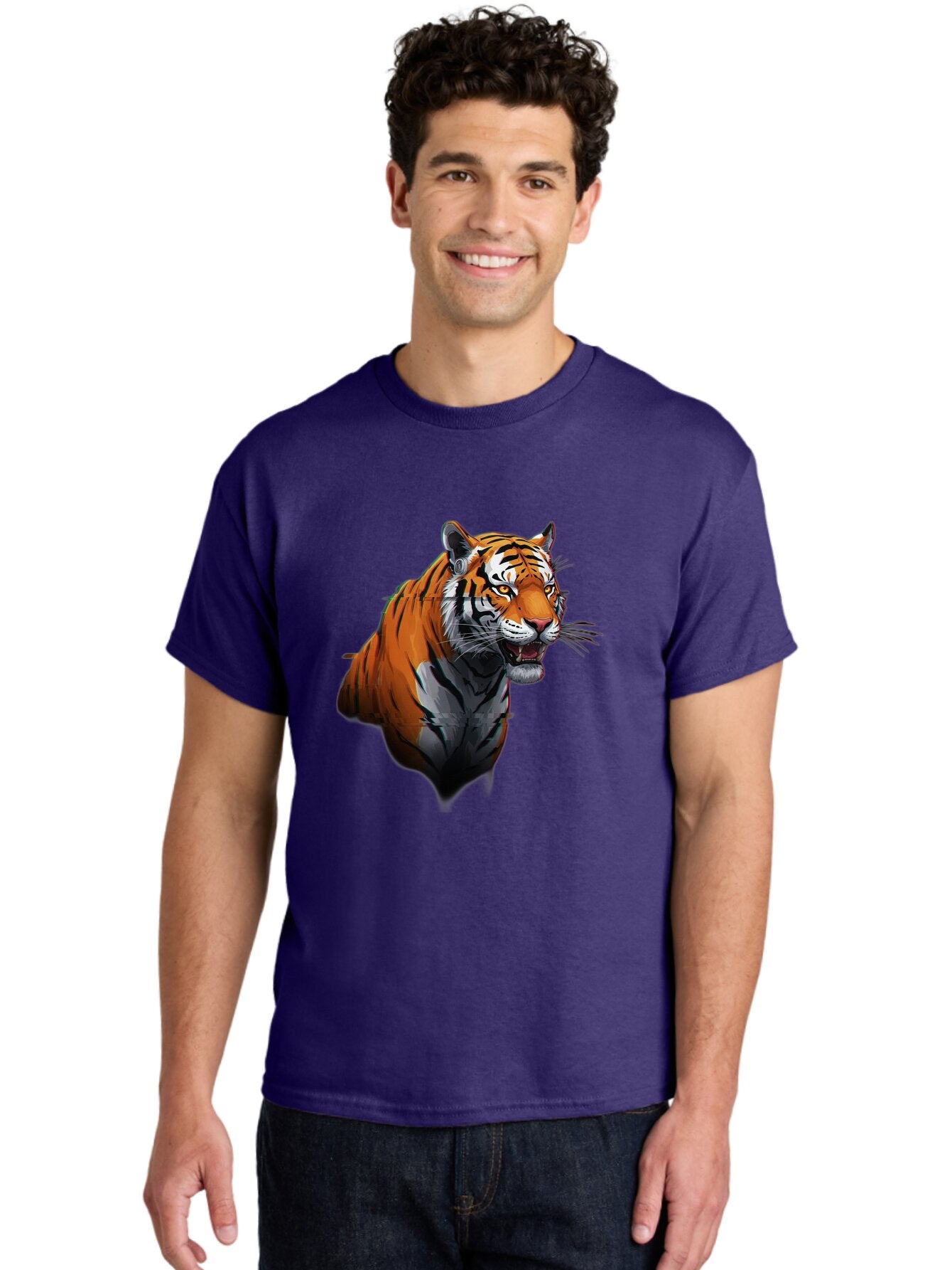 Tiger Men'S Graphic Tee, 100% Cotton, Comfortable Casual Summer Wear, Machine Washable, Vintage Camera, Old Camera, Antique Camera, Black Camera, Classic Photography, Photography Equipment, Nostalgic Device, Film Camera, Camera Art Baq138 22