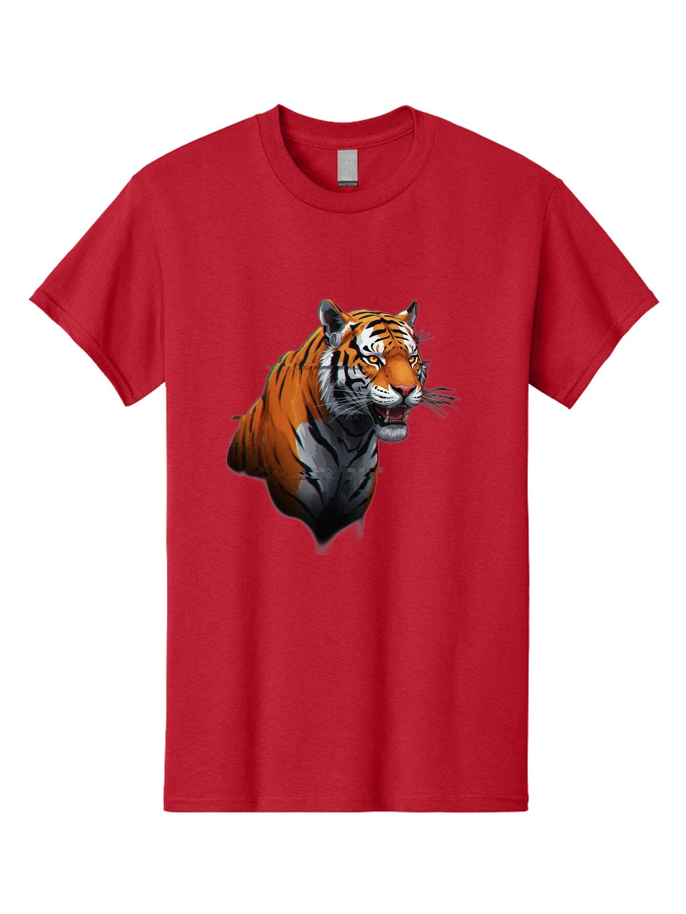 Tiger Men'S Graphic Tee, 100% Cotton, Comfortable Casual Summer Wear, Machine Washable, Vintage Camera, Old Camera, Antique Camera, Black Camera, Classic Photography, Photography Equipment, Nostalgic Device, Film Camera, Camera Art Baq138 1