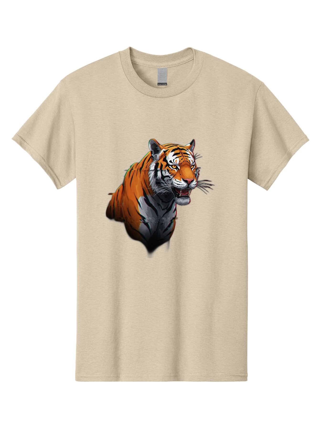 Tiger Men'S Graphic Tee, 100% Cotton, Comfortable Casual Summer Wear, Machine Washable, Vintage Camera, Old Camera, Antique Camera, Black Camera, Classic Photography, Photography Equipment, Nostalgic Device, Film Camera, Camera Art Baq138 2