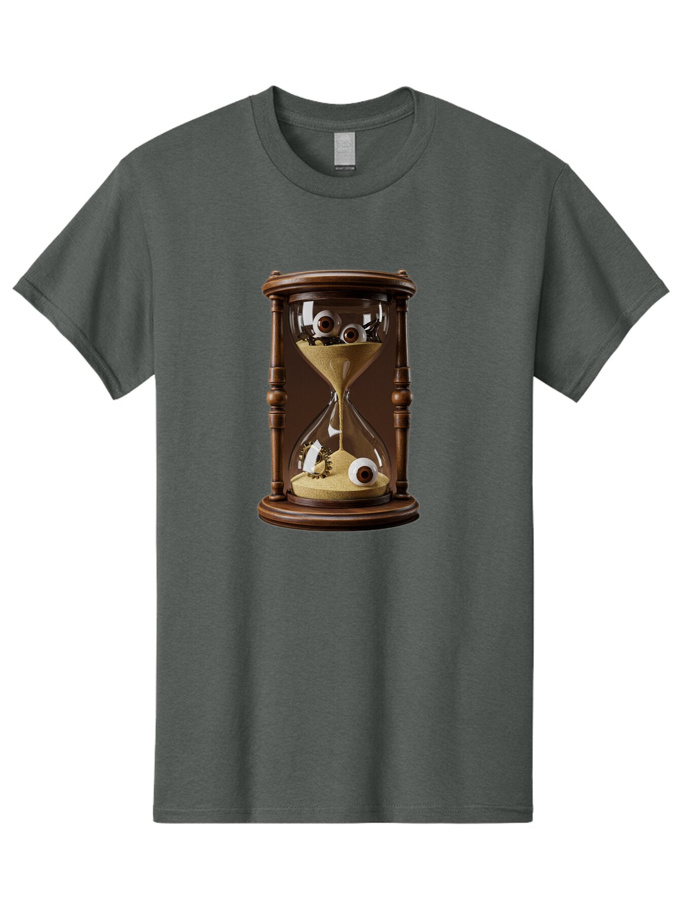 Time-Passing Men'S Graphic Tee, 100% Cotton, Comfortable Casual Summer Wear, Machine Washable, Vintage Camera, Old Camera, Antique Camera, Black Camera, Classic Photography, Photography Equipment, Nostalgic Device, Film Camera, Camera Art Baq139 3