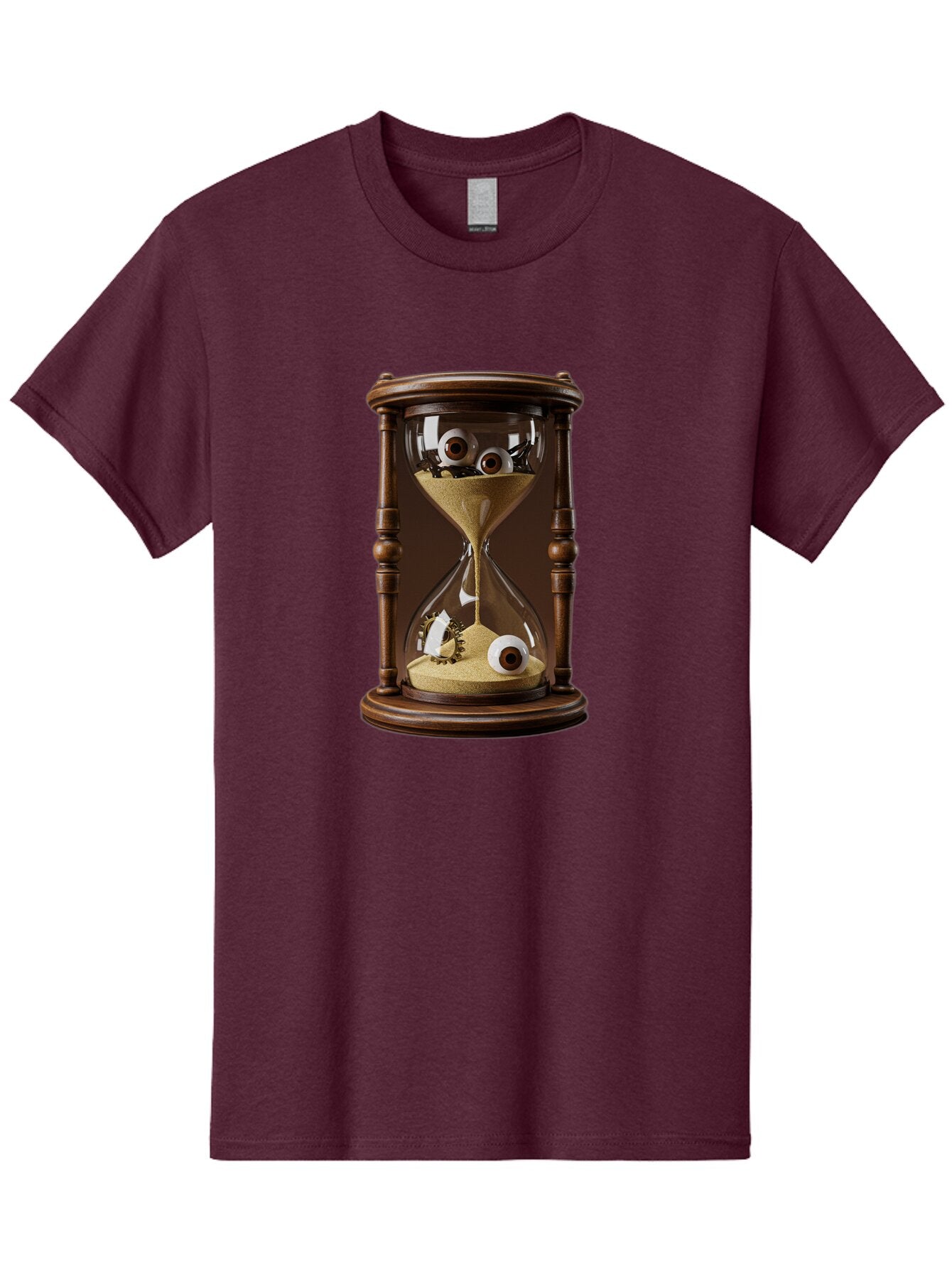 Time-Passing Men'S Graphic Tee, 100% Cotton, Comfortable Casual Summer Wear, Machine Washable, Vintage Camera, Old Camera, Antique Camera, Black Camera, Classic Photography, Photography Equipment, Nostalgic Device, Film Camera, Camera Art Baq139 7
