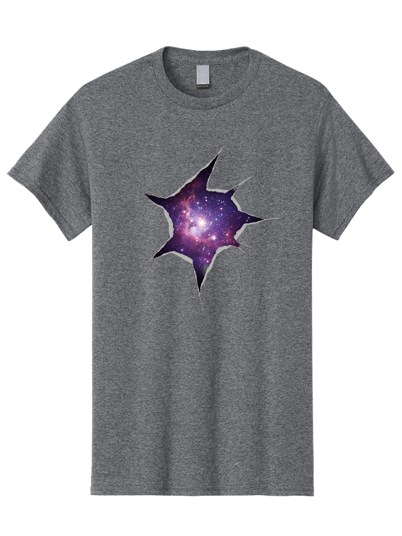 Torn-Galaxy-1 Men'S Graphic Tee, 100% Cotton, Comfortable Casual Summer Wear, Machine Washable, Vintage Camera, Old Camera, Antique Camera, Black Camera, Classic Photography, Photography Equipment, Nostalgic Device, Film Camera, Camera Art Baq141 9