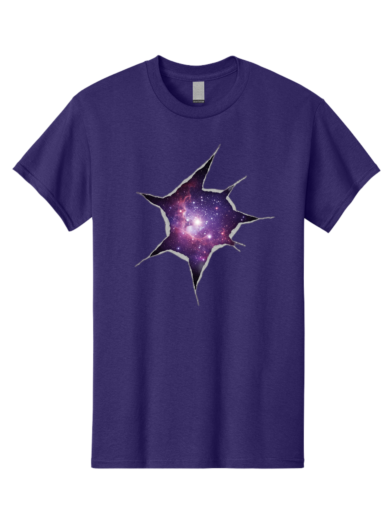 Torn-Galaxy-1 Men'S Graphic Tee, 100% Cotton, Comfortable Casual Summer Wear, Machine Washable, Vintage Camera, Old Camera, Antique Camera, Black Camera, Classic Photography, Photography Equipment, Nostalgic Device, Film Camera, Camera Art Baq141