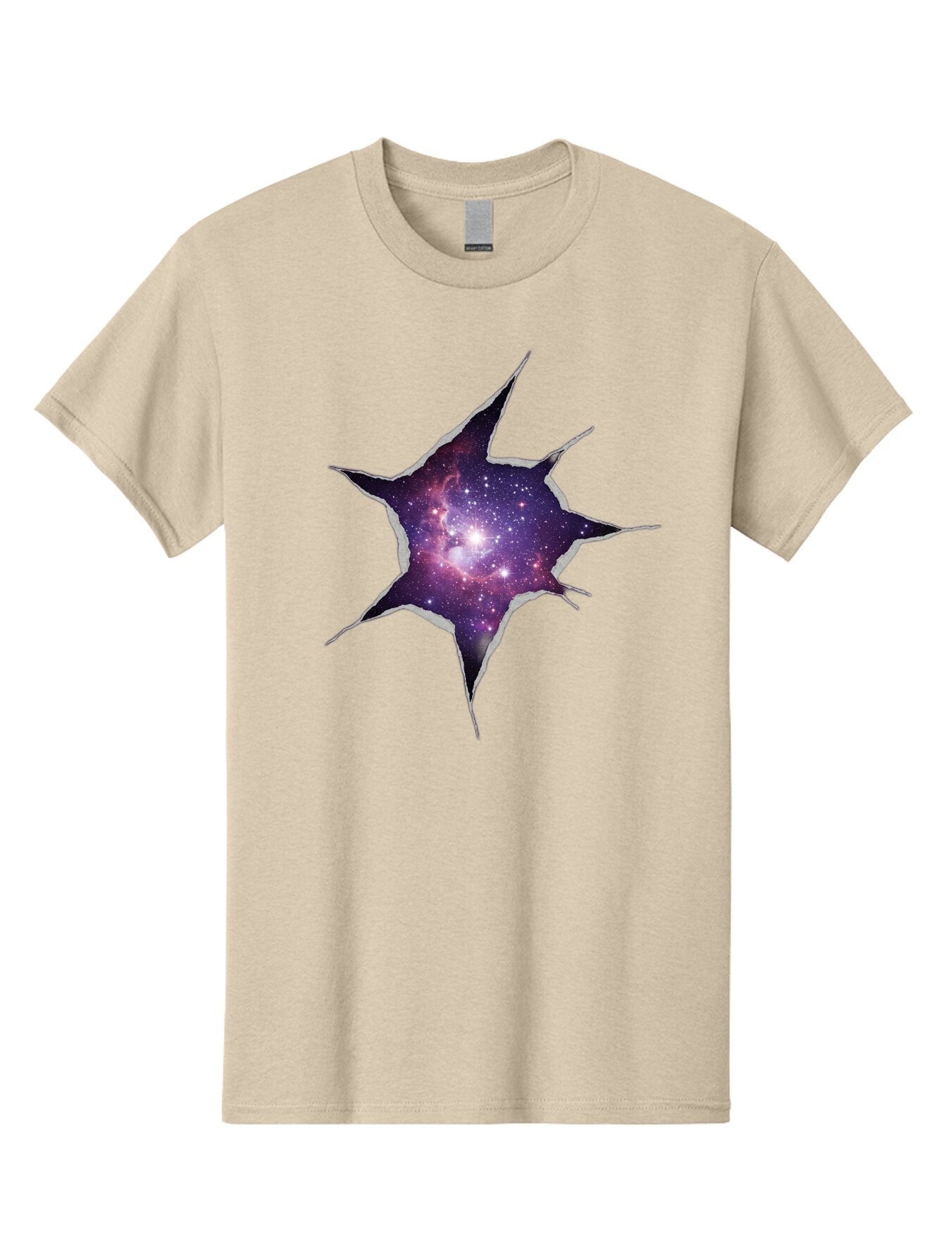 Torn-Galaxy-1 Men'S Graphic Tee, 100% Cotton, Comfortable Casual Summer Wear, Machine Washable, Vintage Camera, Old Camera, Antique Camera, Black Camera, Classic Photography, Photography Equipment, Nostalgic Device, Film Camera, Camera Art Baq141 2