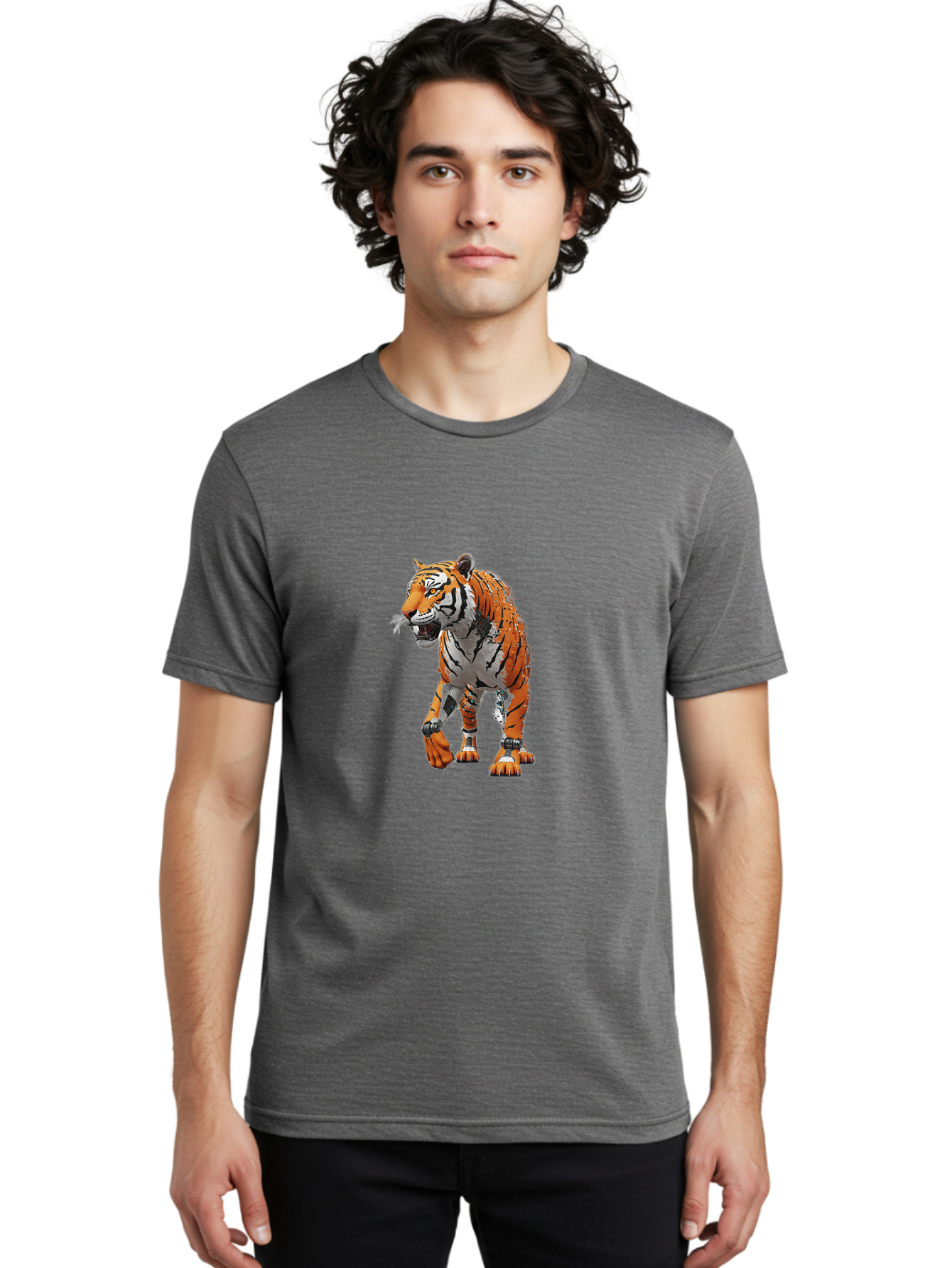 Torn-Paper-Tiger Men'S Graphic Tee, 100% Cotton, Comfortable Casual Summer Wear, Machine Washable, Vintage Camera, Old Camera, Antique Camera, Black Camera, Classic Photography, Photography Equipment, Nostalgic Device, Film Camera, Camera Art Baq143 16