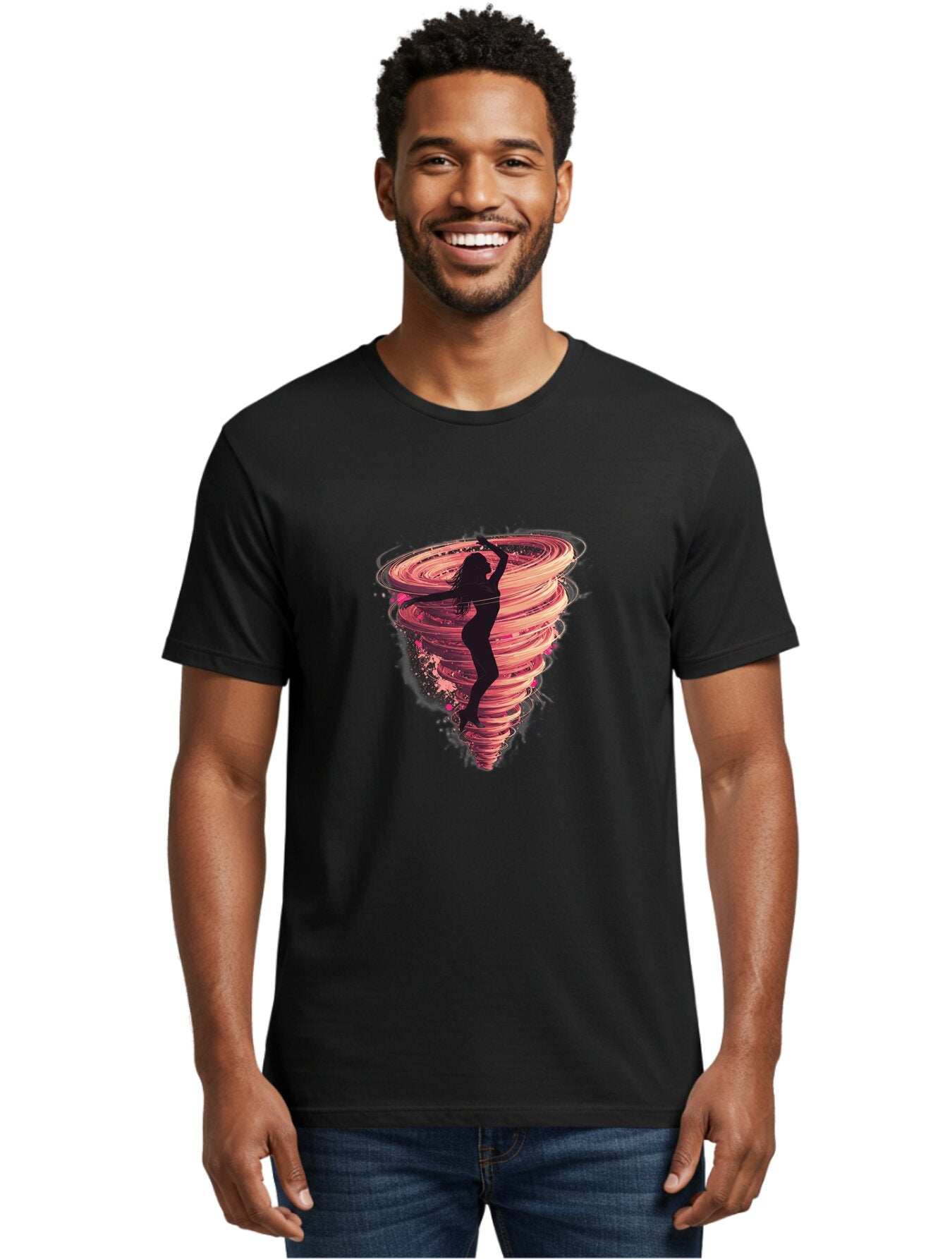 Tornado-Silhouette Men'S Graphic Tee, 100% Cotton, Comfortable Casual Summer Wear, Machine Washable, Vintage Camera, Old Camera, Antique Camera, Black Camera, Classic Photography, Photography Equipment, Nostalgic Device, Film Camera, Baq144 20