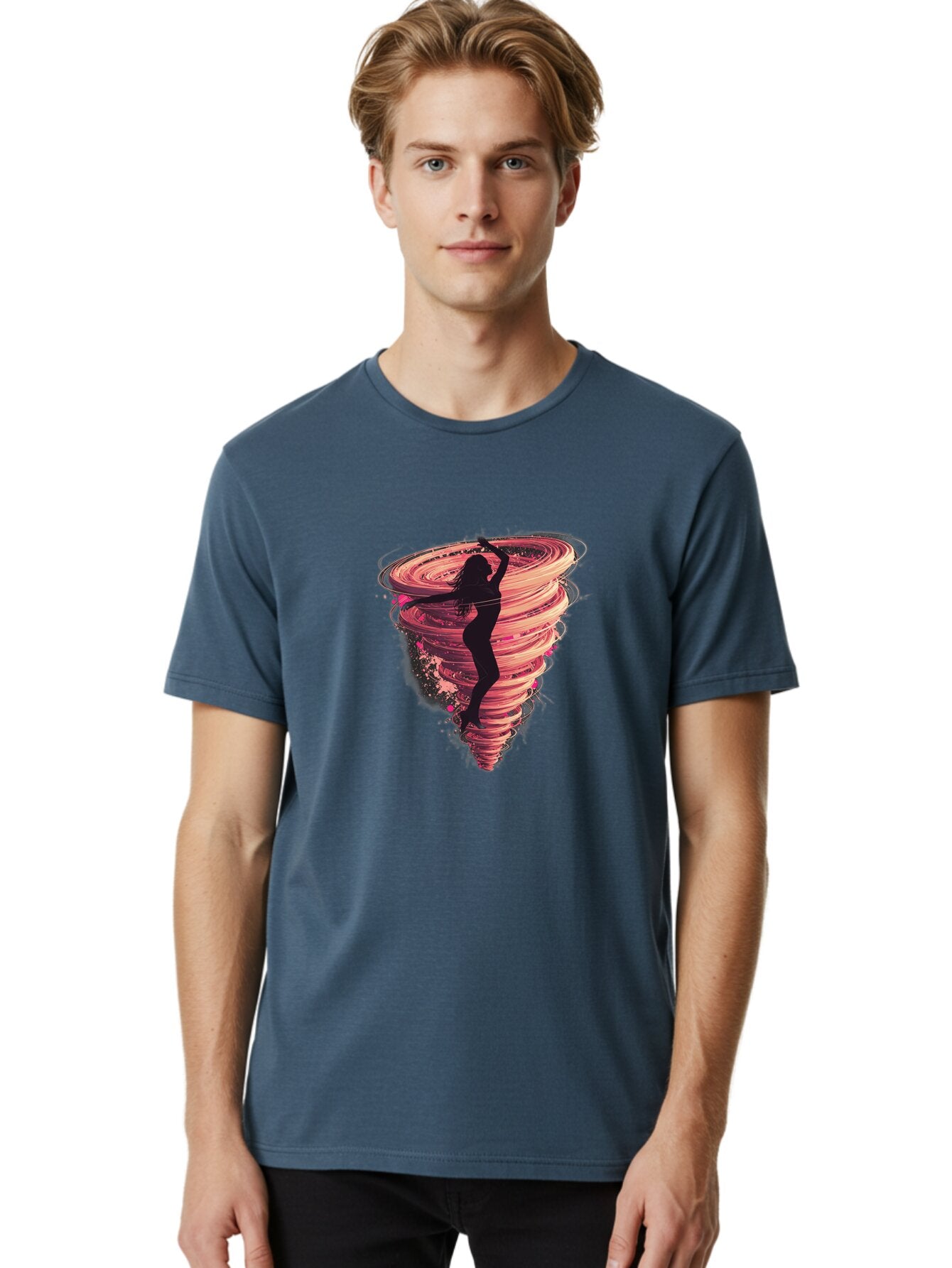 Tornado-Silhouette Men'S Graphic Tee, 100% Cotton, Comfortable Casual Summer Wear, Machine Washable, Vintage Camera, Old Camera, Antique Camera, Black Camera, Classic Photography, Photography Equipment, Nostalgic Device, Film Camera, Baq144 17