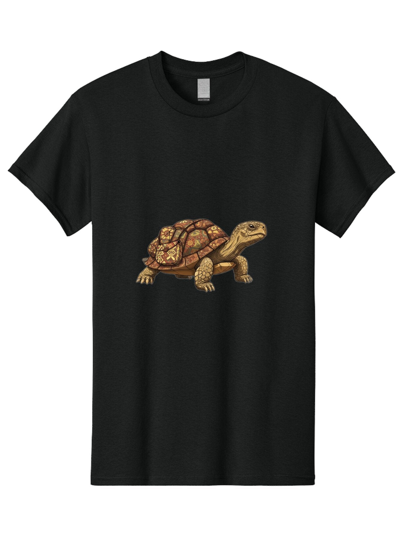 Tortoise-Shell-Patterns Men'S Graphic Tee, 100% Cotton, Comfortable Casual Summer Wear, Machine Washable, Vintage Camera, Old Camera, Antique Camera, Black Camera, Classic Photography, Photography Equipment, Nostalgic Device, Film Camera, Baq145 8
