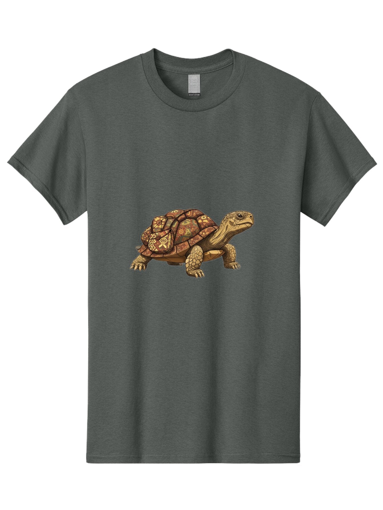 Tortoise-Shell-Patterns Men'S Graphic Tee, 100% Cotton, Comfortable Casual Summer Wear, Machine Washable, Vintage Camera, Old Camera, Antique Camera, Black Camera, Classic Photography, Photography Equipment, Nostalgic Device, Film Camera, Baq145 1