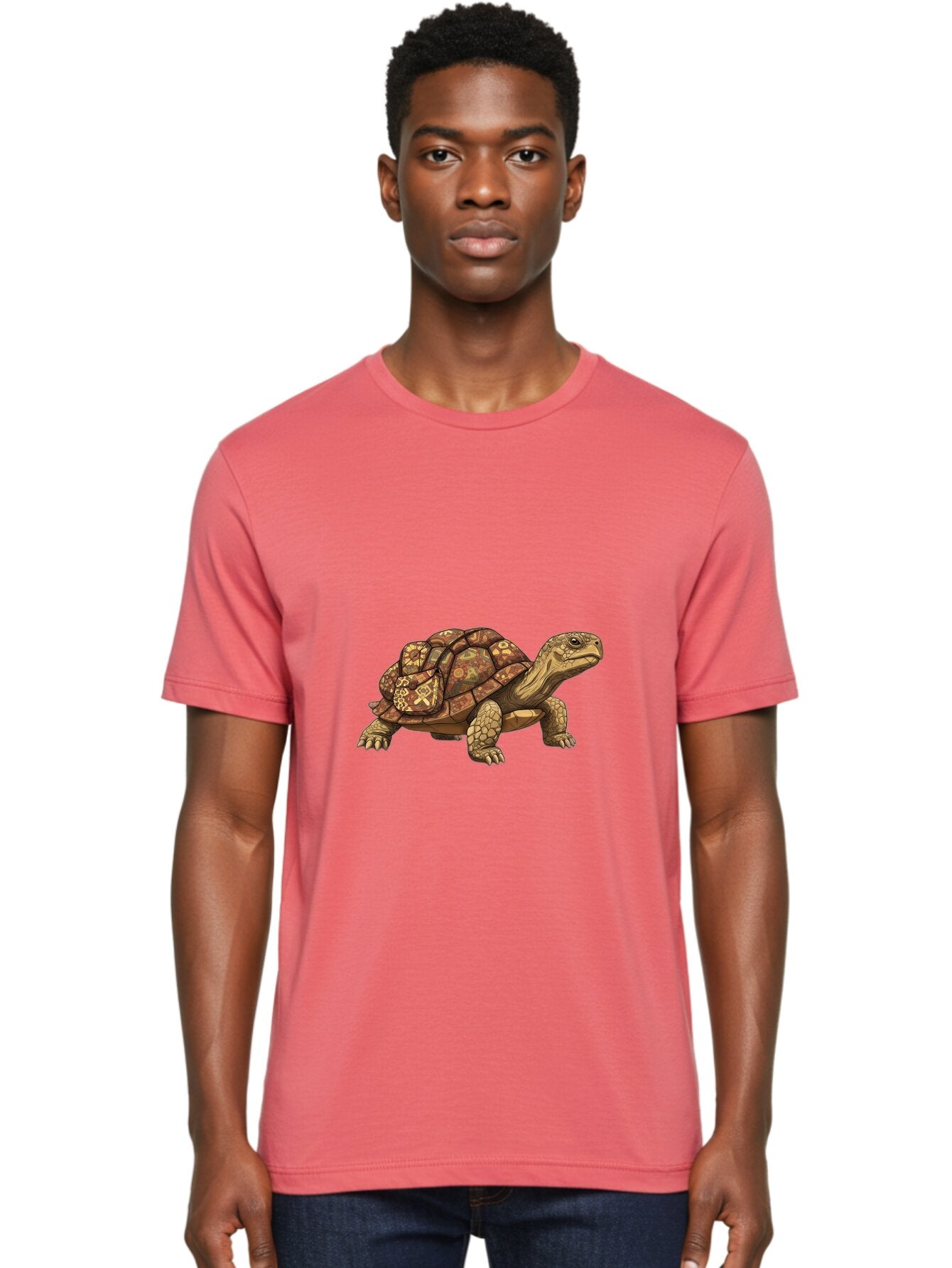 Tortoise-Shell-Patterns Men'S Graphic Tee, 100% Cotton, Comfortable Casual Summer Wear, Machine Washable, Vintage Camera, Old Camera, Antique Camera, Black Camera, Classic Photography, Photography Equipment, Nostalgic Device, Film Camera, Baq145 20