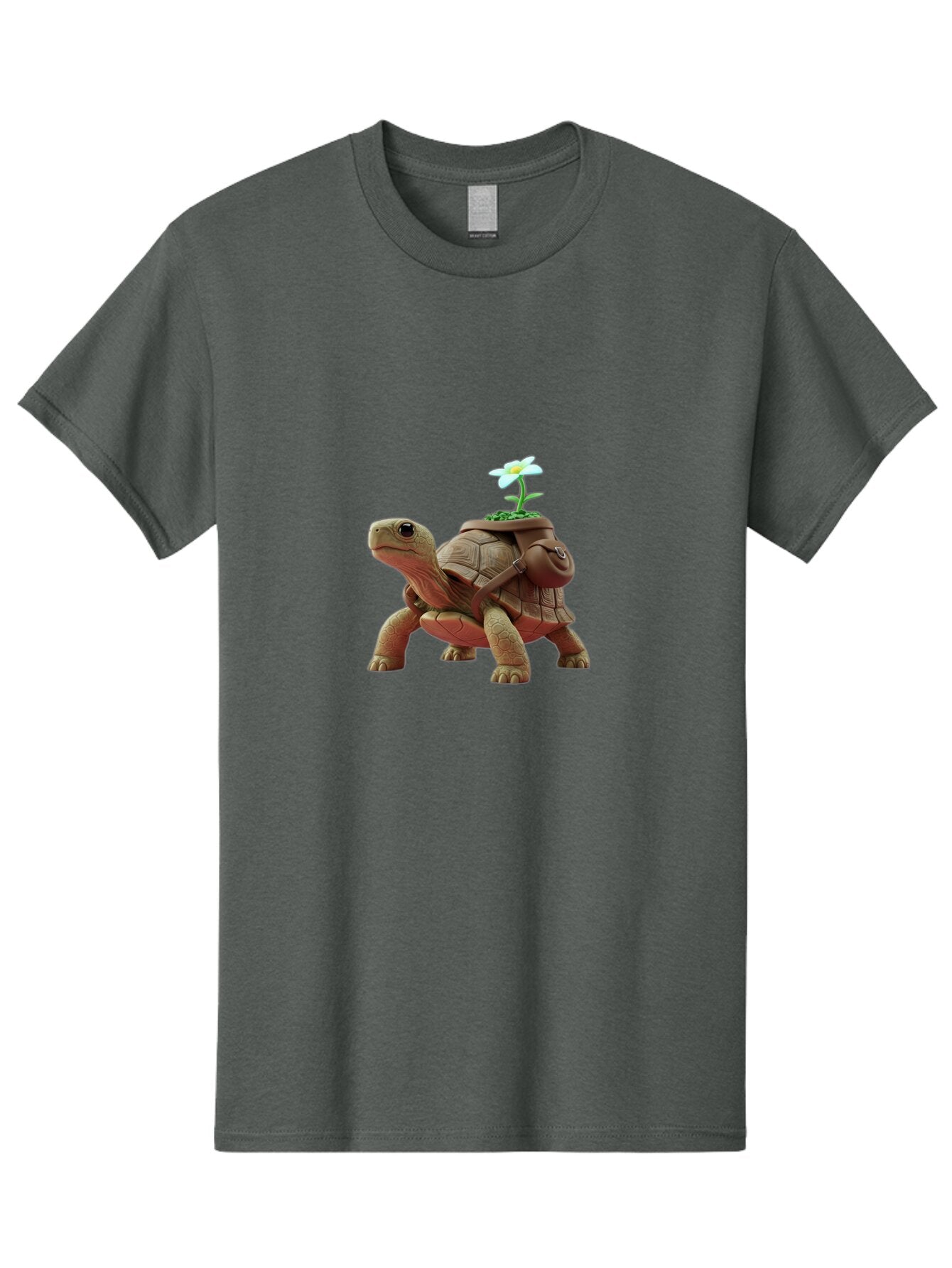 Tortoise-With-Flower Men'S Graphic Tee, 100% Cotton, Comfortable Casual Summer Wear, Machine Washable, Vintage Camera, Old Camera, Antique Camera, Black Camera, Classic Photography, Photography Equipment, Nostalgic Device, Film Camera, Baq147 11