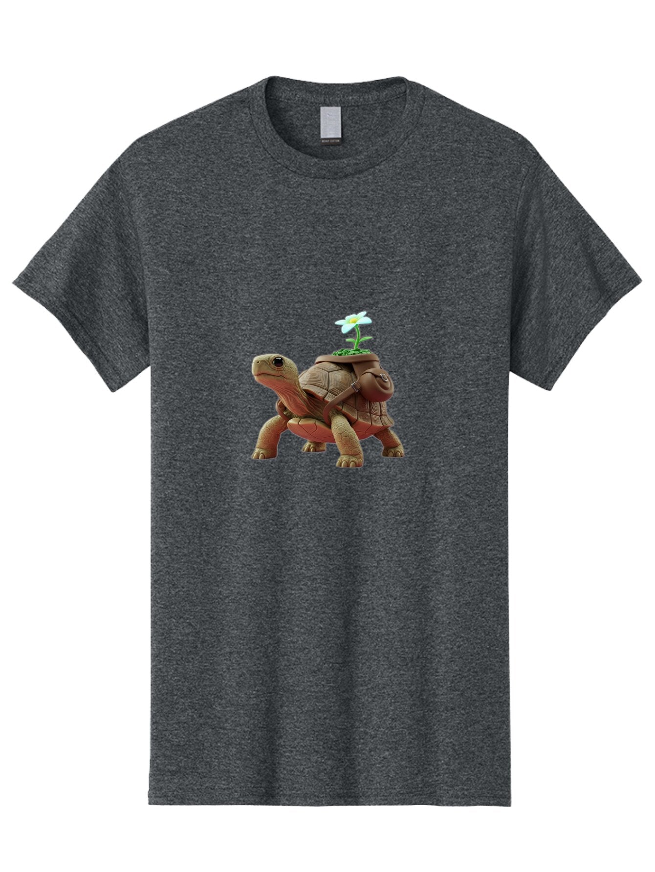 Tortoise-With-Flower Men'S Graphic Tee, 100% Cotton, Comfortable Casual Summer Wear, Machine Washable, Vintage Camera, Old Camera, Antique Camera, Black Camera, Classic Photography, Photography Equipment, Nostalgic Device, Film Camera, Baq147 4