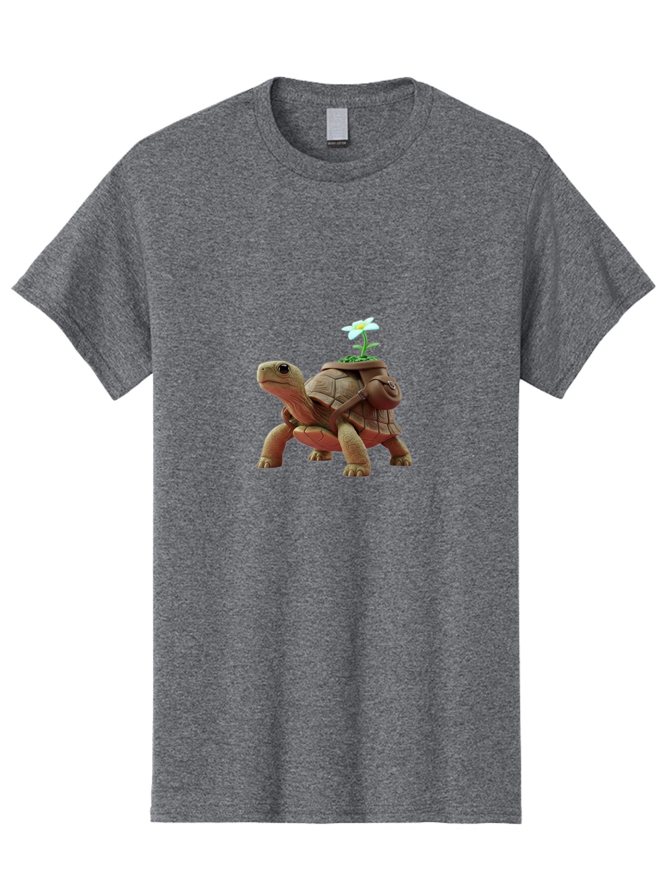 Tortoise-With-Flower Men'S Graphic Tee, 100% Cotton, Comfortable Casual Summer Wear, Machine Washable, Vintage Camera, Old Camera, Antique Camera, Black Camera, Classic Photography, Photography Equipment, Nostalgic Device, Film Camera, Baq147 3