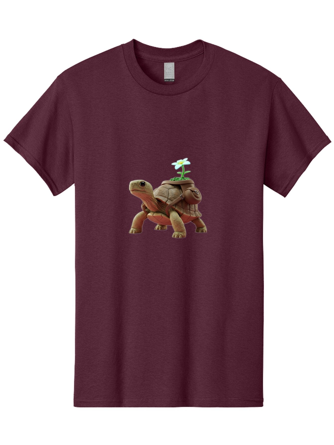Tortoise-With-Flower Men'S Graphic Tee, 100% Cotton, Comfortable Casual Summer Wear, Machine Washable, Vintage Camera, Old Camera, Antique Camera, Black Camera, Classic Photography, Photography Equipment, Nostalgic Device, Film Camera, Baq147 10