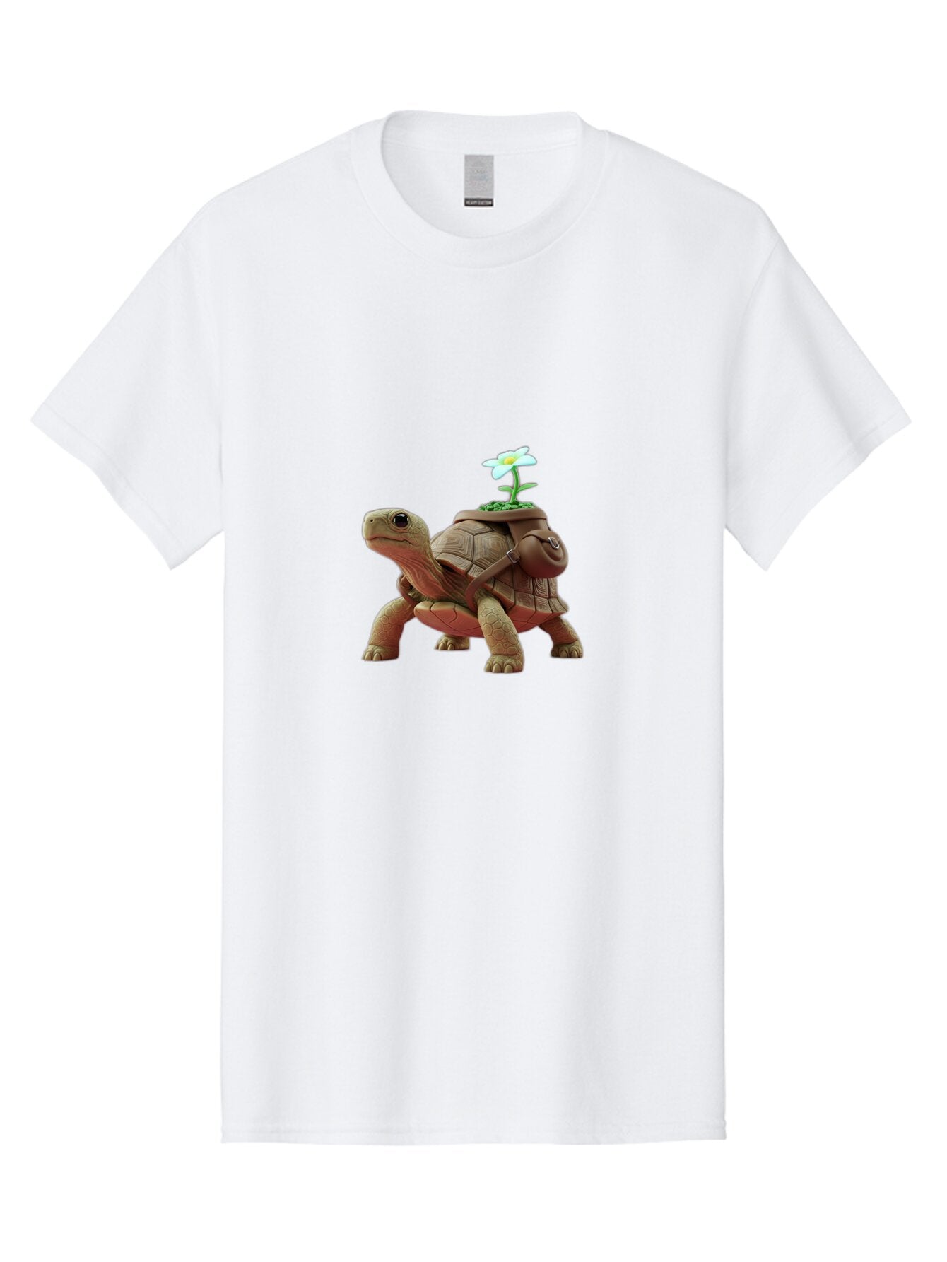 Tortoise-With-Flower Men'S Graphic Tee, 100% Cotton, Comfortable Casual Summer Wear, Machine Washable, Vintage Camera, Old Camera, Antique Camera, Black Camera, Classic Photography, Photography Equipment, Nostalgic Device, Film Camera, Baq147 15