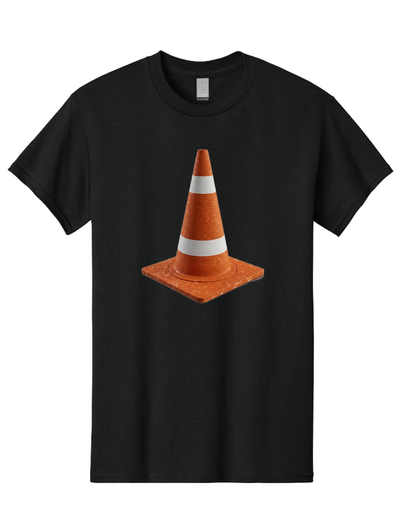 Traffic-Cone-1 Men'S Graphic Tee, 100% Cotton, Comfortable Casual Summer Wear, Machine Washable, Vintage Camera, Old Camera, Antique Camera, Black Camera, Classic Photography, Photography Equipment, Nostalgic Device, Film Camera, Camera Art Baq148 9
