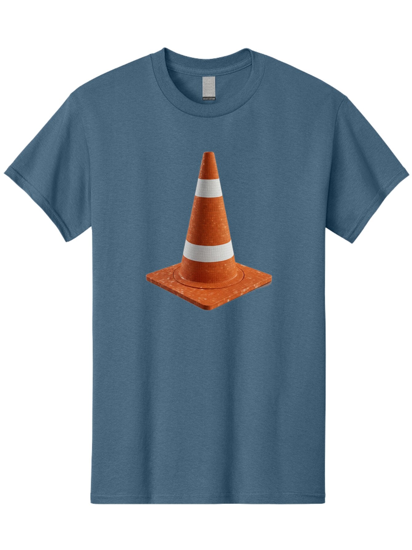 Traffic-Cone-1 Men'S Graphic Tee, 100% Cotton, Comfortable Casual Summer Wear, Machine Washable, Vintage Camera, Old Camera, Antique Camera, Black Camera, Classic Photography, Photography Equipment, Nostalgic Device, Film Camera, Camera Art Baq148 4