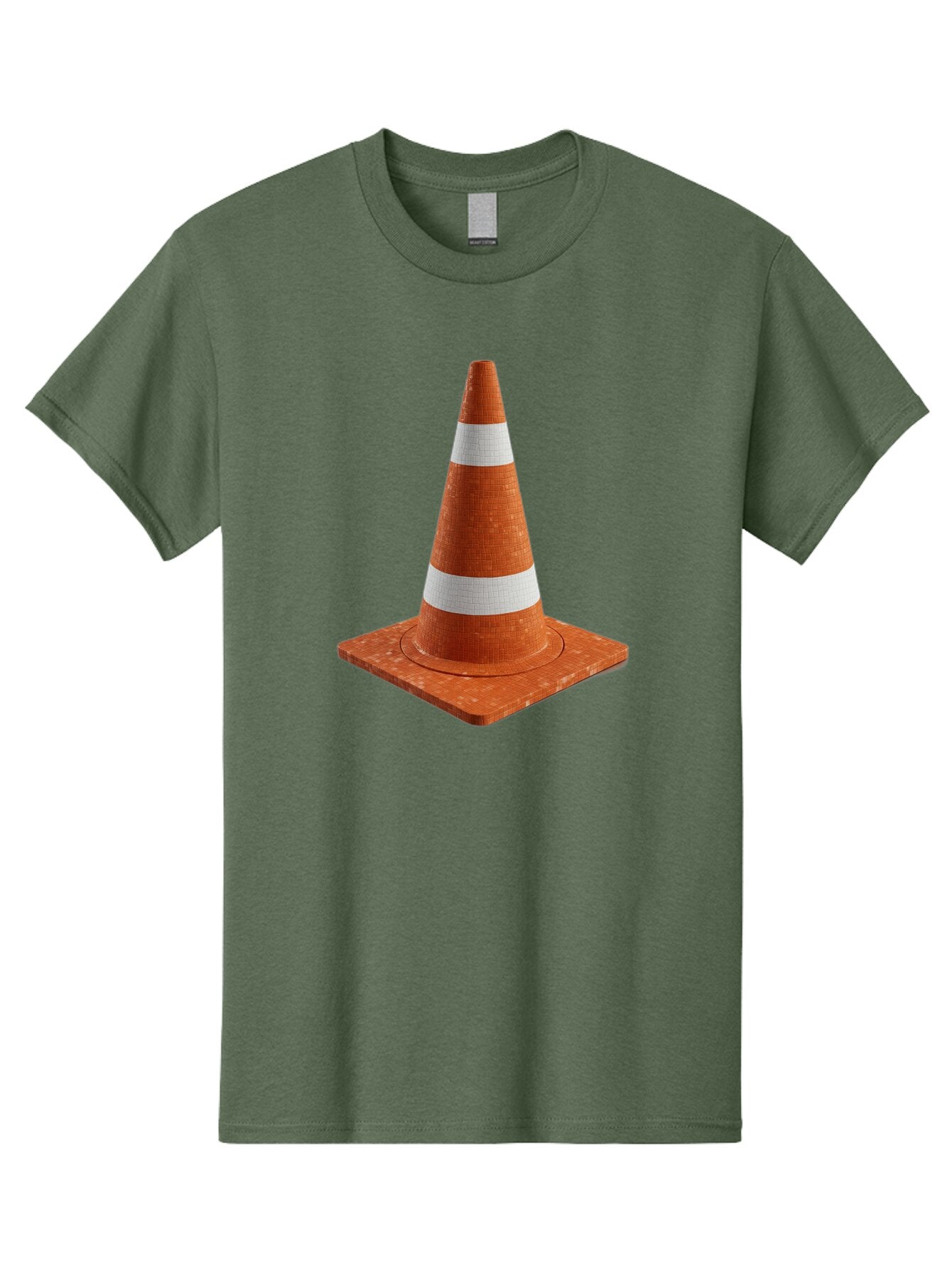 Traffic-Cone-1 Men'S Graphic Tee, 100% Cotton, Comfortable Casual Summer Wear, Machine Washable, Vintage Camera, Old Camera, Antique Camera, Black Camera, Classic Photography, Photography Equipment, Nostalgic Device, Film Camera, Camera Art Baq148 2