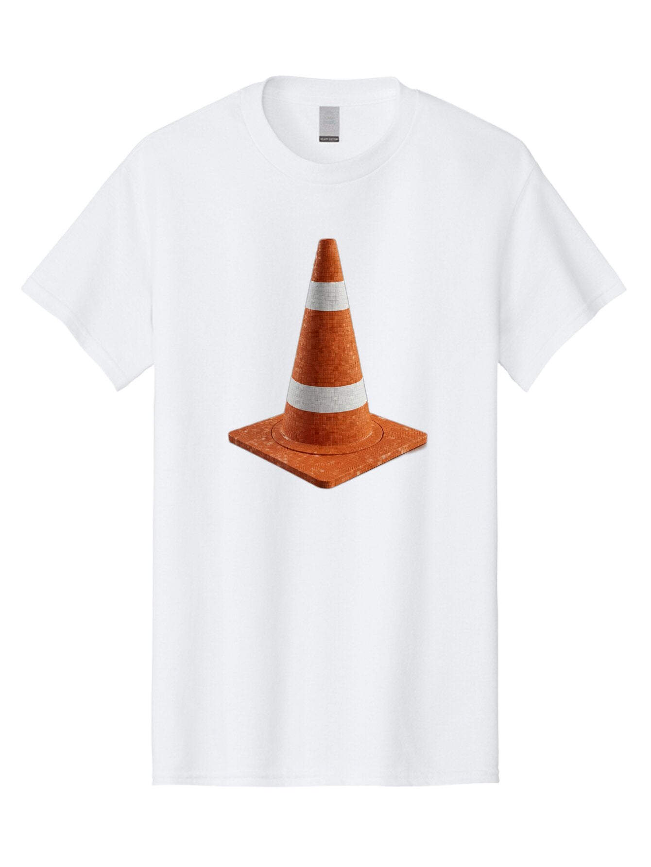 Traffic-Cone-1 Men'S Graphic Tee, 100% Cotton, Comfortable Casual Summer Wear, Machine Washable, Vintage Camera, Old Camera, Antique Camera, Black Camera, Classic Photography, Photography Equipment, Nostalgic Device, Film Camera, Camera Art Baq148 1
