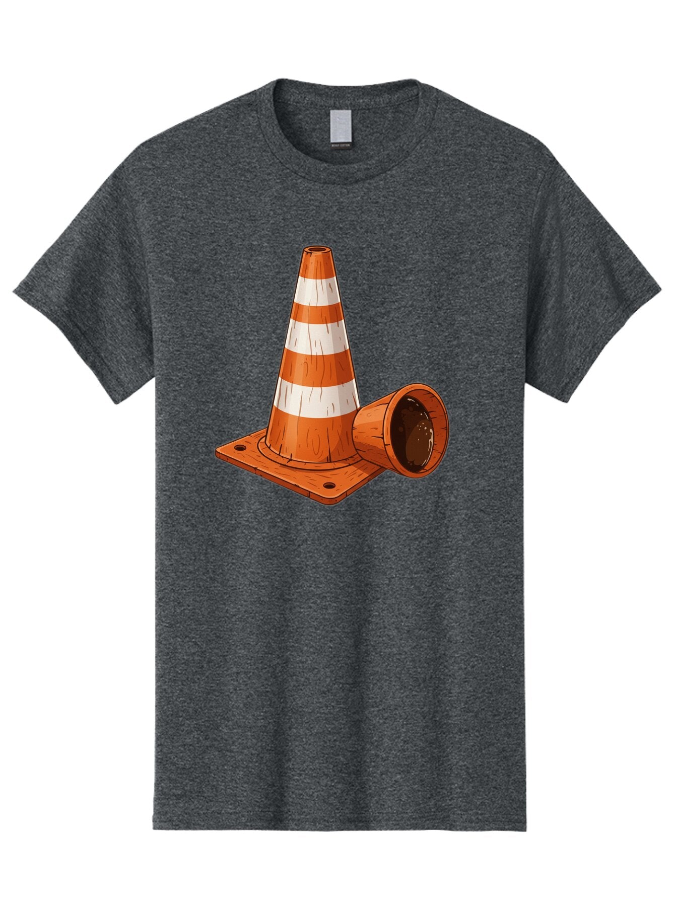 Traffic-Cone-2 Men'S Graphic Tee, 100% Cotton, Comfortable Casual Summer Wear, Machine Washable, Vintage Camera, Old Camera, Antique Camera, Black Camera, Classic Photography, Photography Equipment, Nostalgic Device, Film Camera, Camera Art Baq149 8