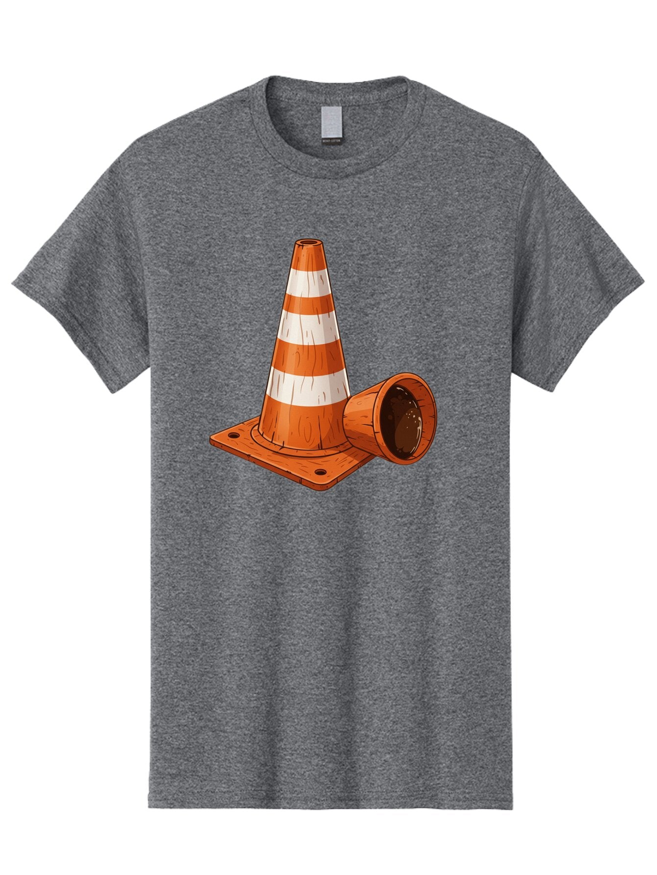 Traffic-Cone-2 Men'S Graphic Tee, 100% Cotton, Comfortable Casual Summer Wear, Machine Washable, Vintage Camera, Old Camera, Antique Camera, Black Camera, Classic Photography, Photography Equipment, Nostalgic Device, Film Camera, Camera Art Baq149 6