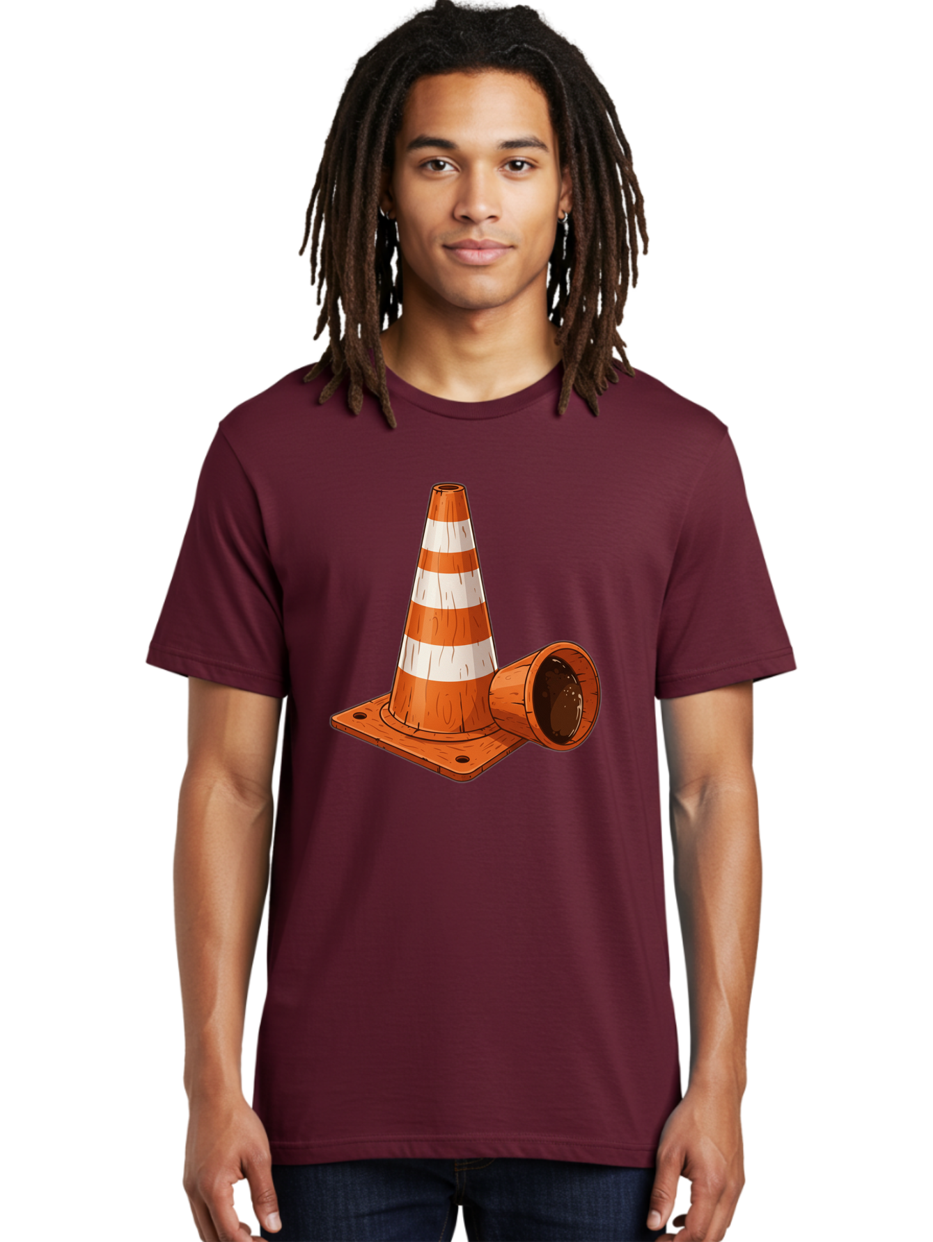 Traffic-Cone-2 Men'S Graphic Tee, 100% Cotton, Comfortable Casual Summer Wear, Machine Washable, Vintage Camera, Old Camera, Antique Camera, Black Camera, Classic Photography, Photography Equipment, Nostalgic Device, Film Camera, Camera Art Baq149 30